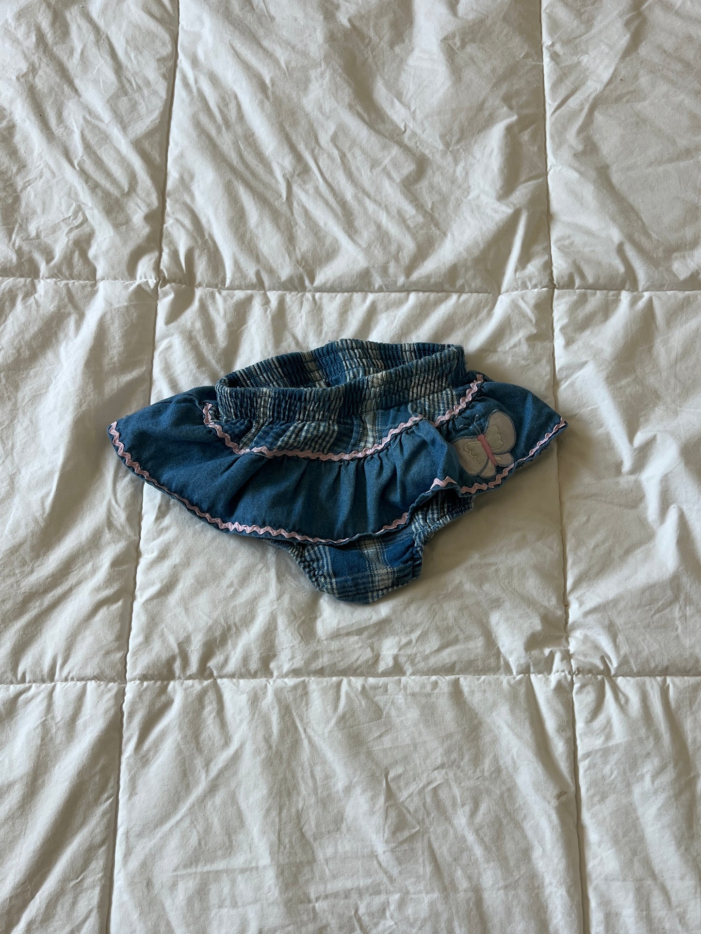 Denim Butterfly Bloomers (12mo)