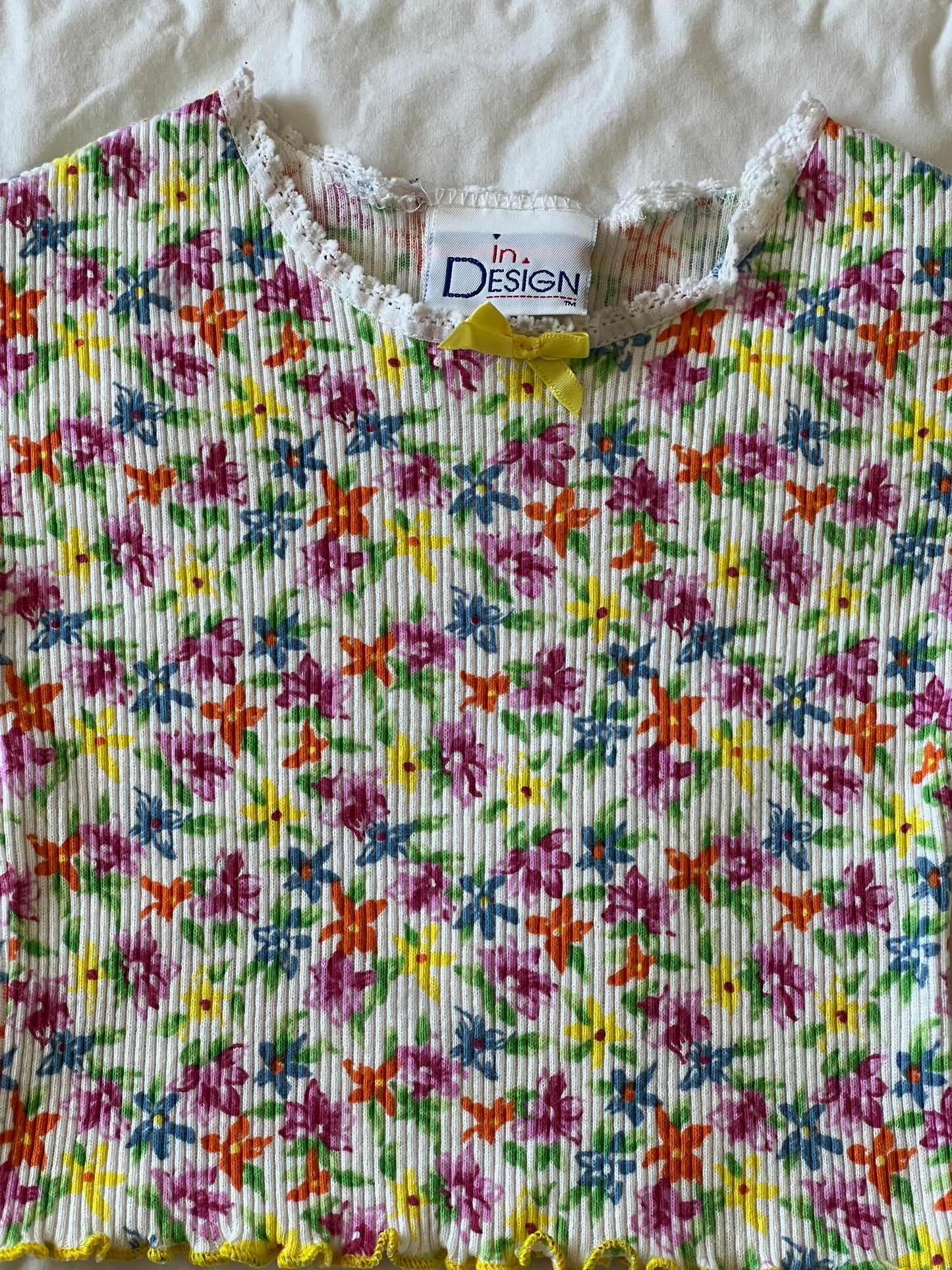 Floral Baby Tee "In Design" (2T)