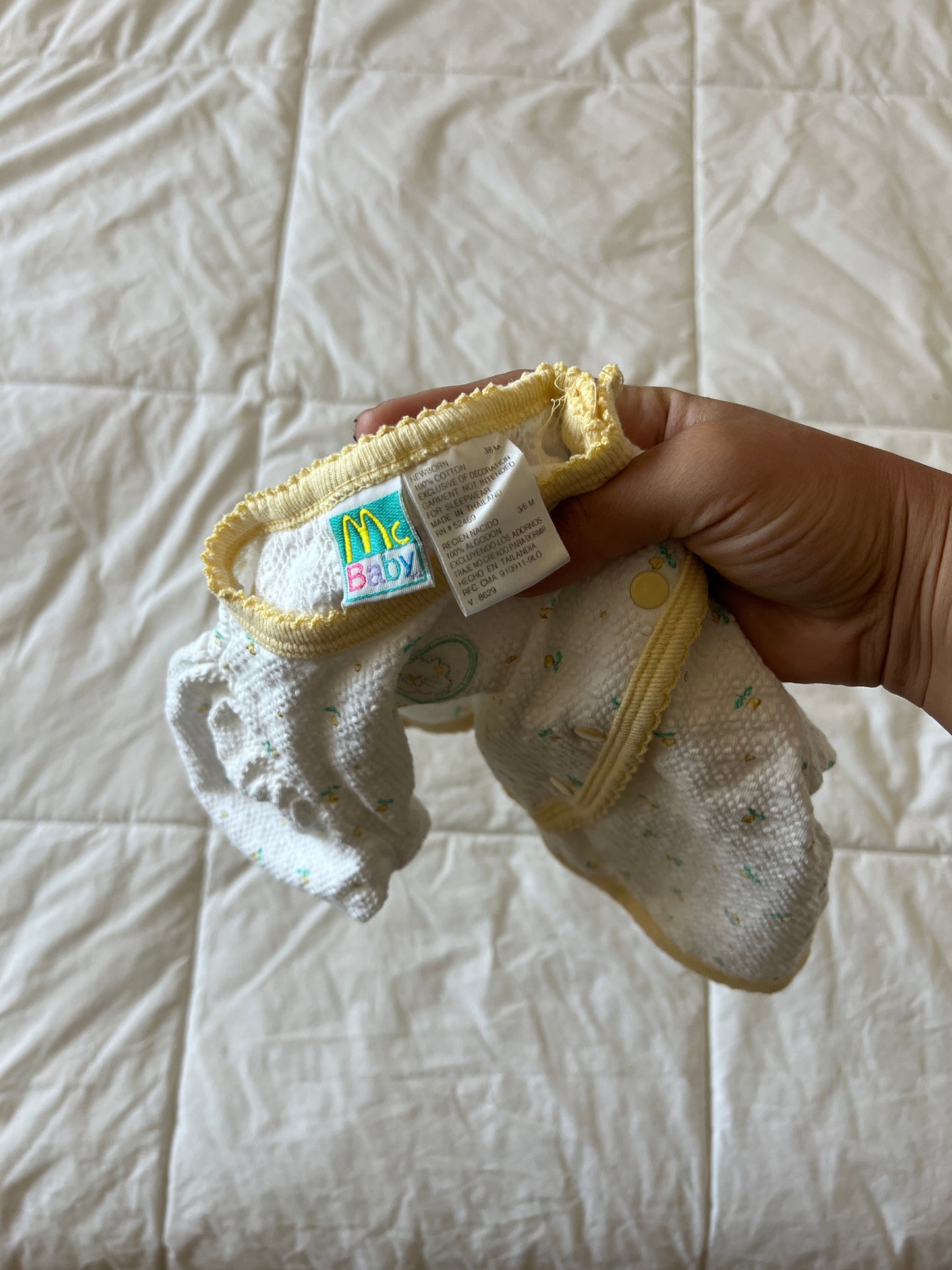 McKids Yellow Snap Up Blouse (3/6mo)