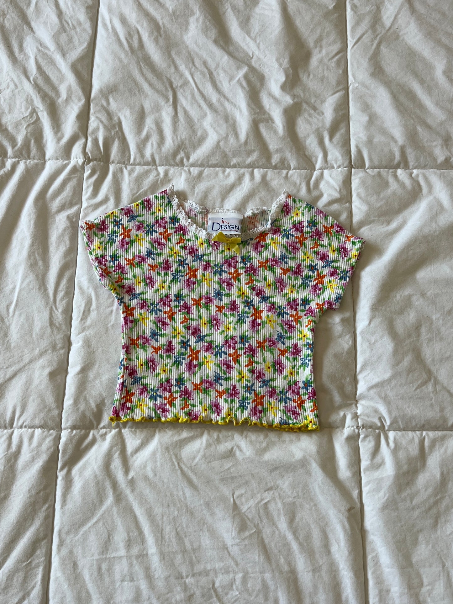 Floral Baby Tee "In Design" (2T)