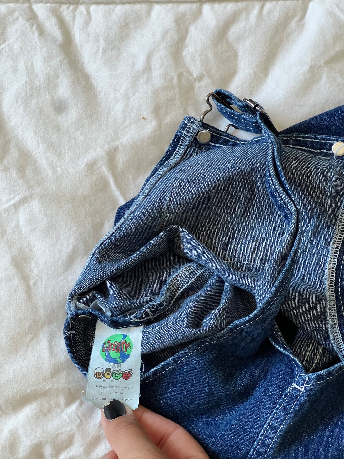 Liberty Denim Overall Dress (2T)