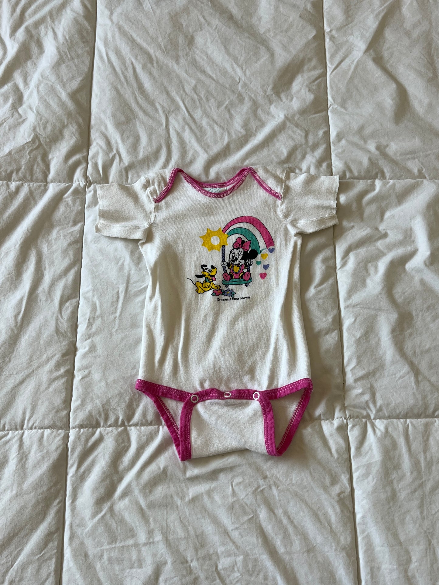 Minnie Mouse Onesie (12 mo)