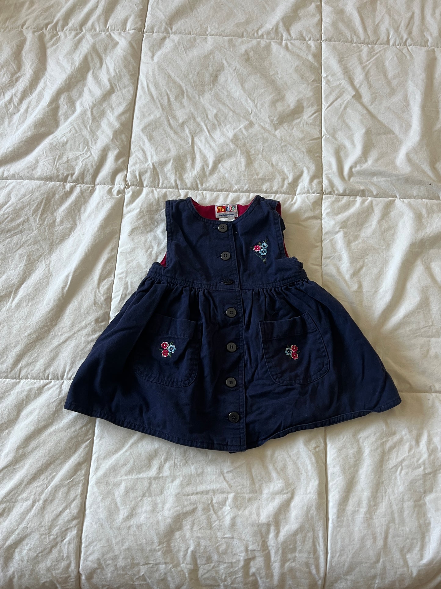 McKids Navy Blue Dress (12mo)
