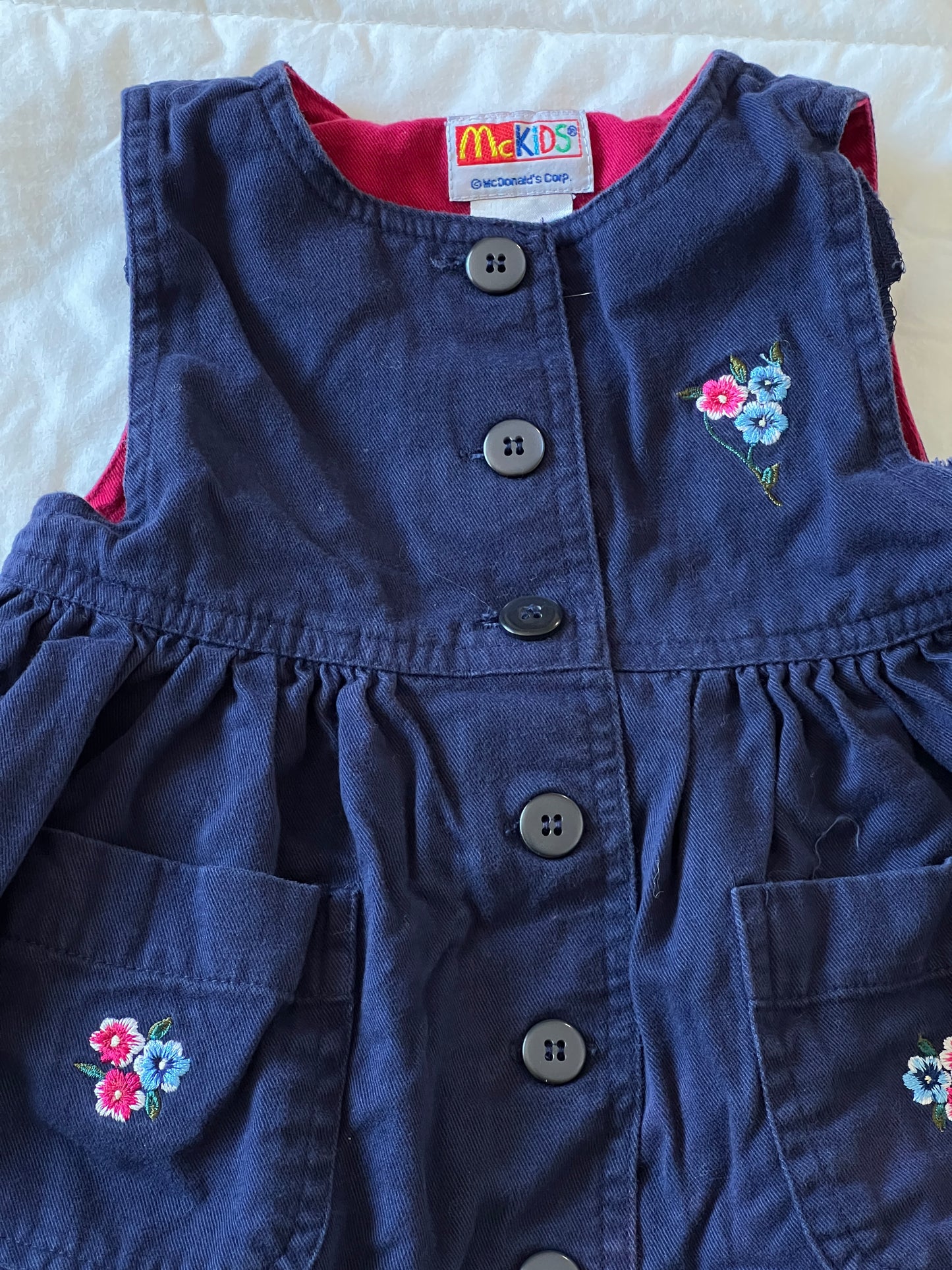 McKids Navy Blue Dress (12mo)