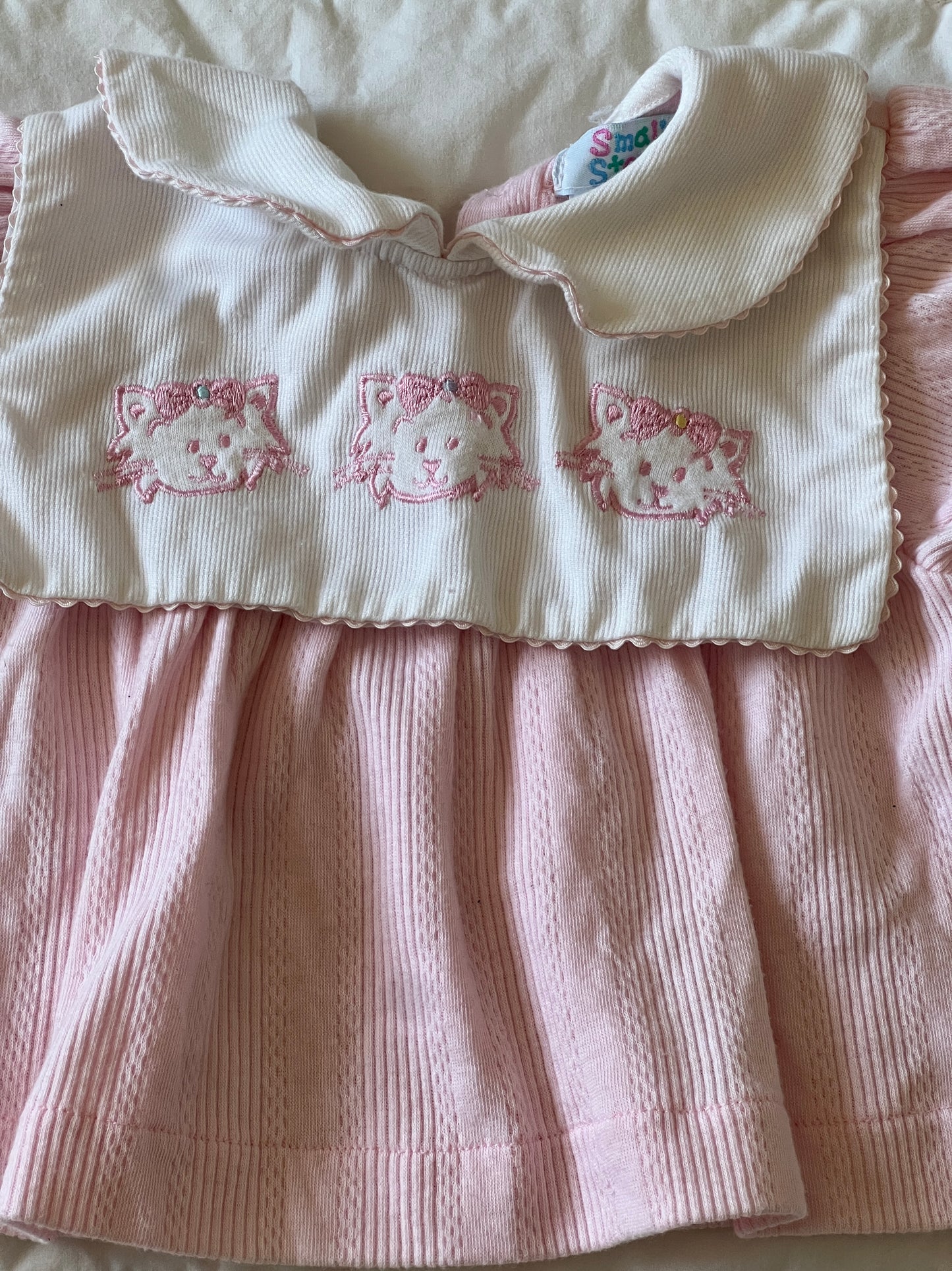 Pink Kitty Blouse (6/9 mo)