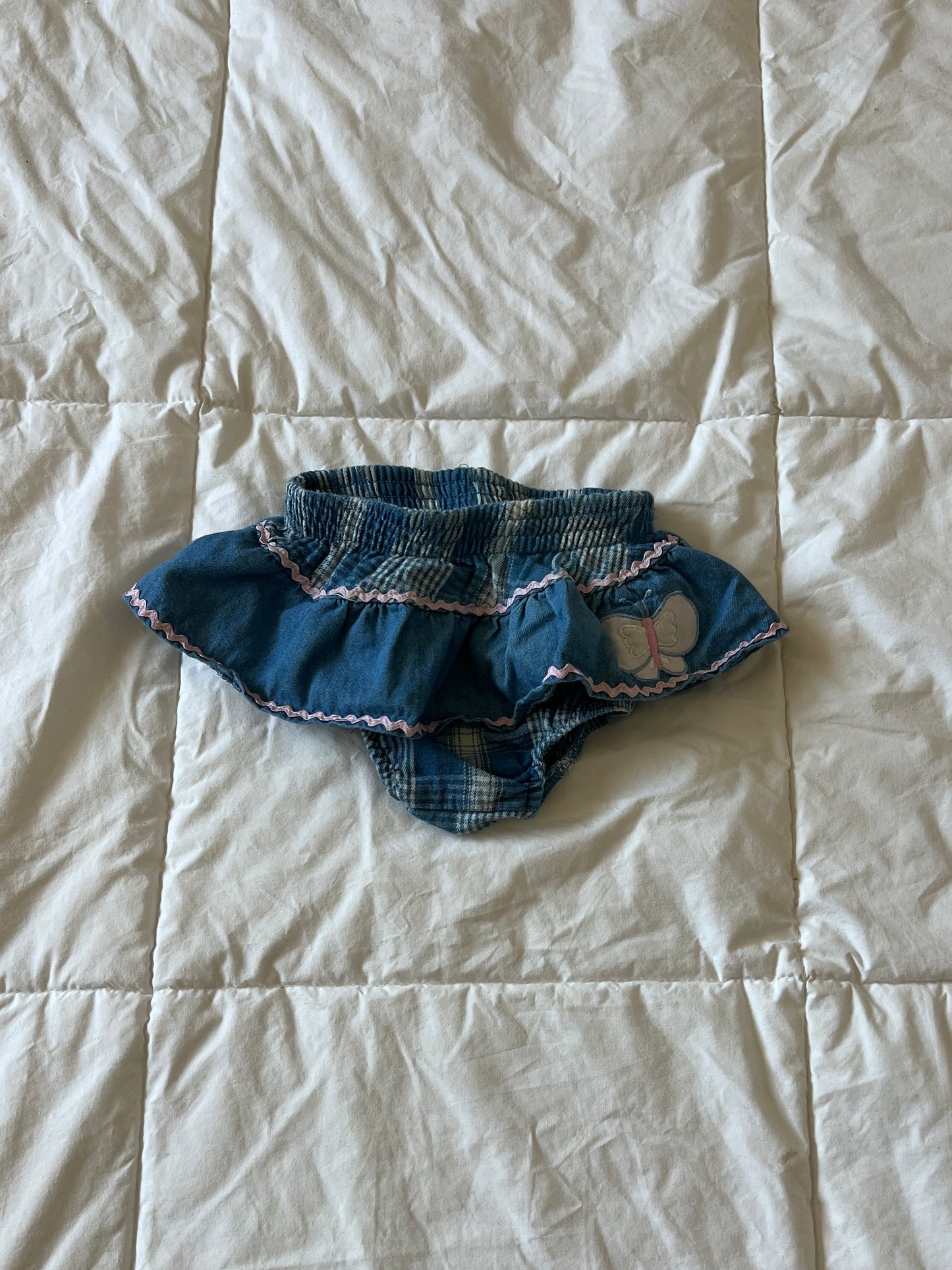 Denim Butterfly Bloomers (12mo)