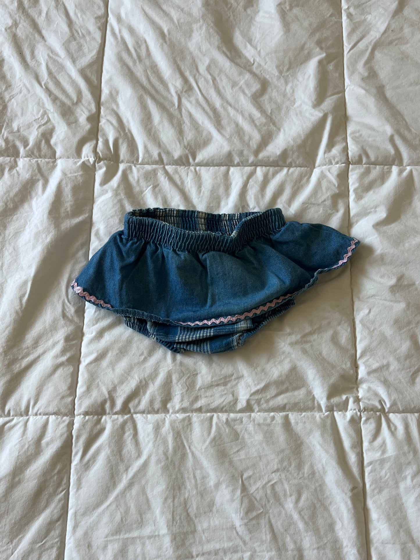 Denim Butterfly Bloomers (12mo)