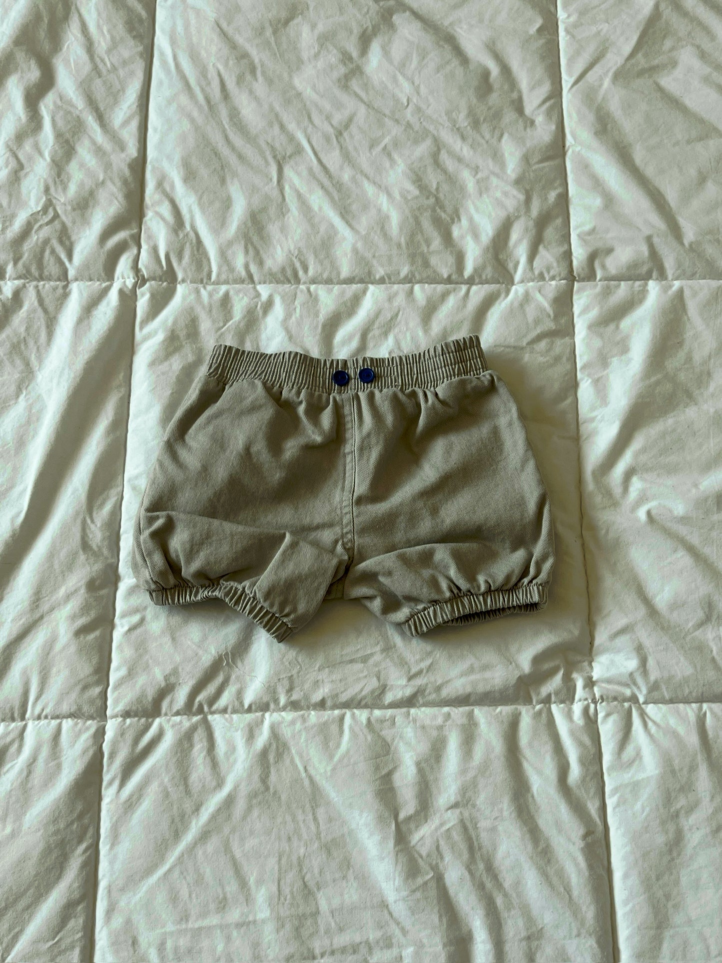 Silly Green Lion Shorts (6-9 mo)