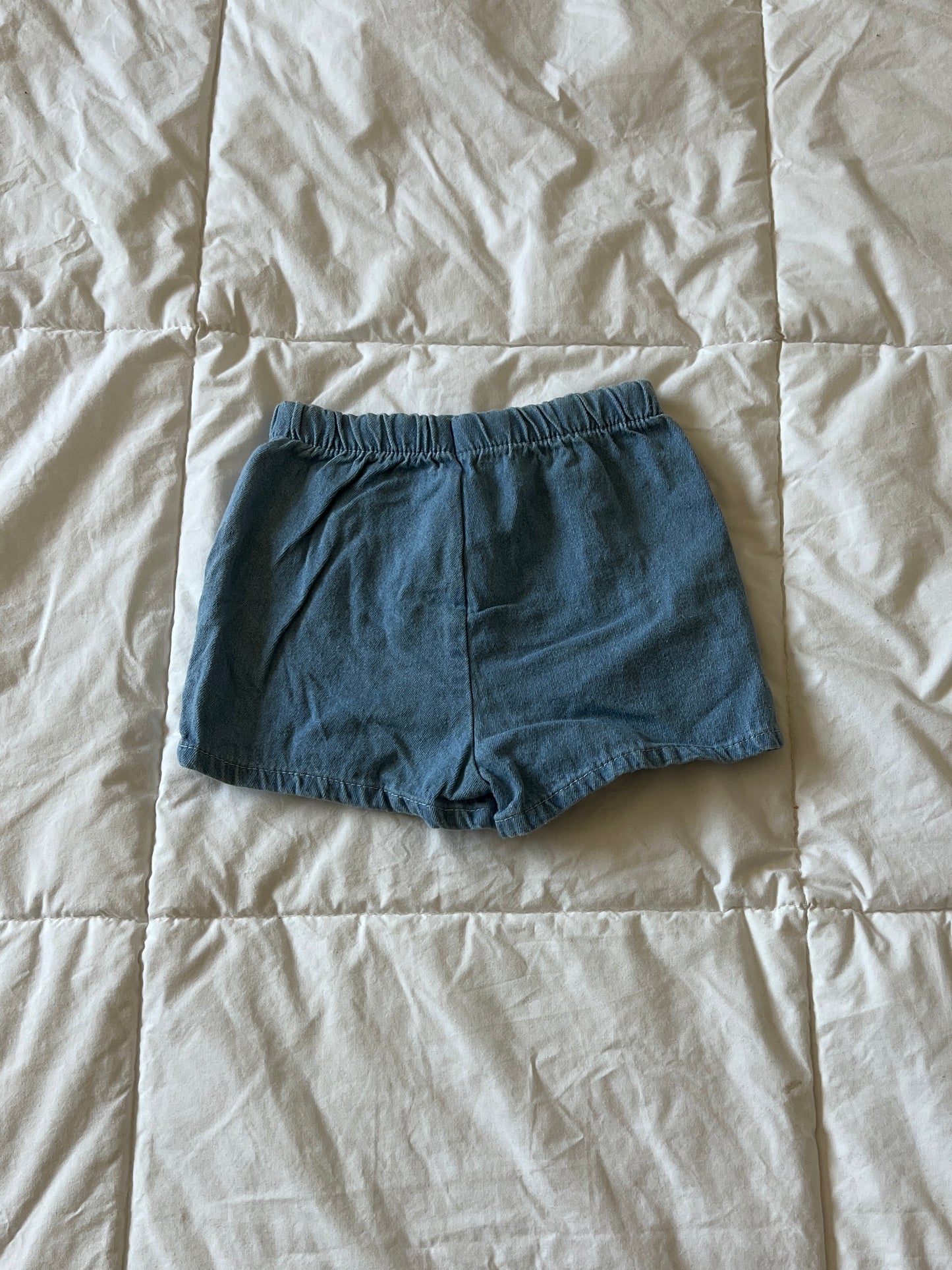 "Spring Time!" Denim Shorts (12 mo)