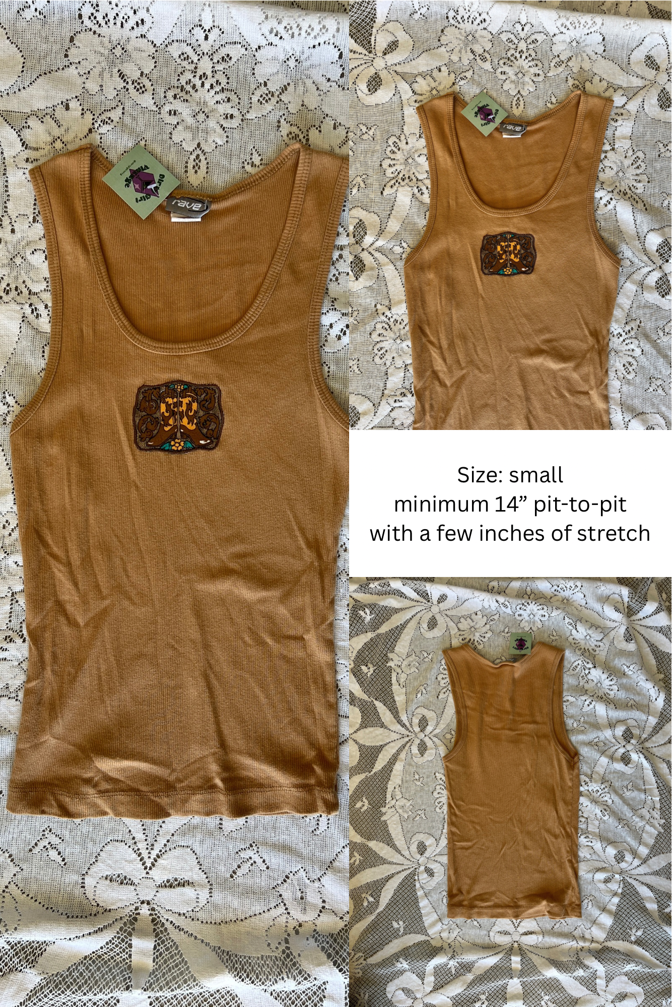 Upcycled Western Patch Tops
