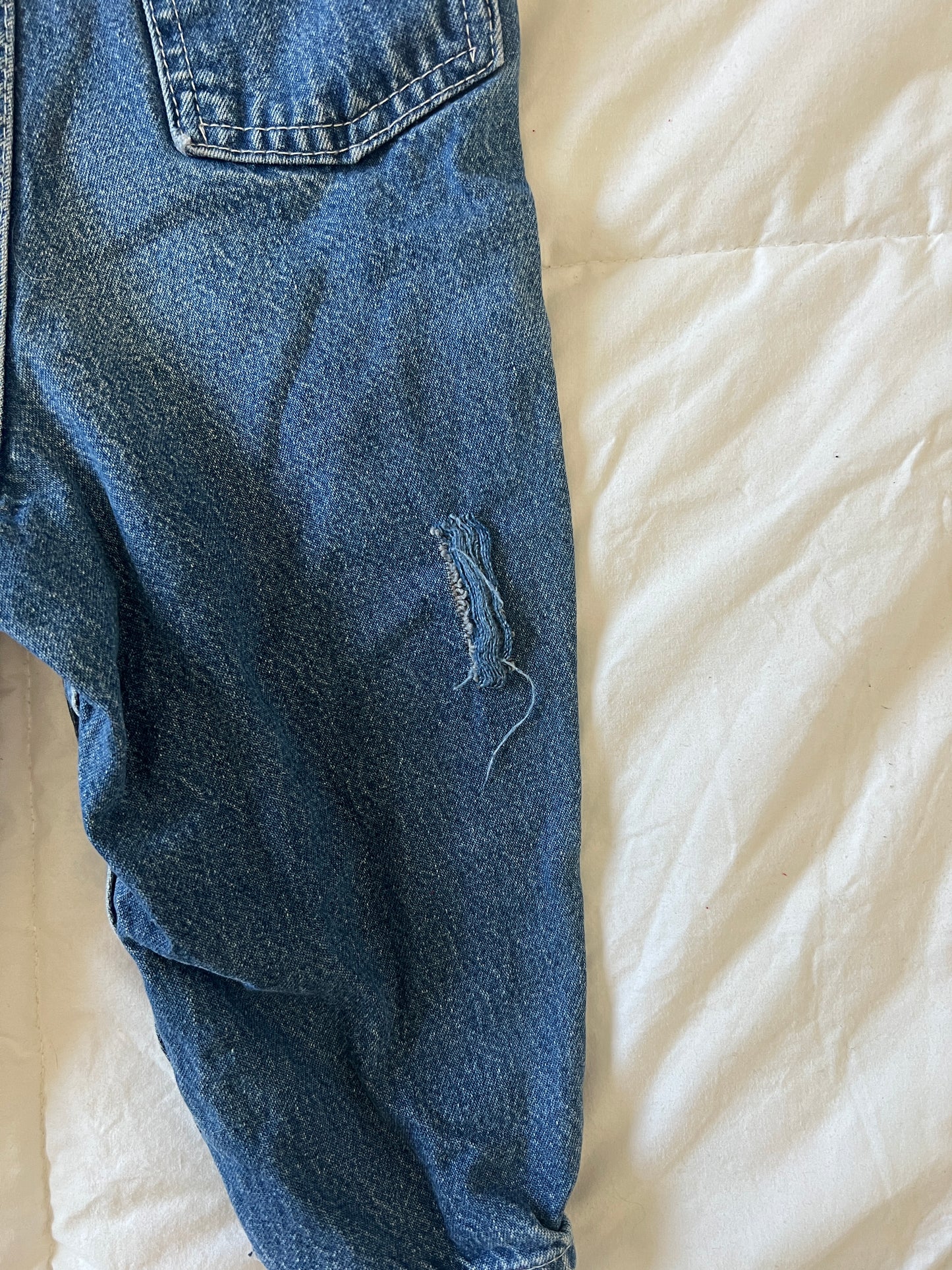 Denim Dark Wash Oshkosh Overalls (2T)