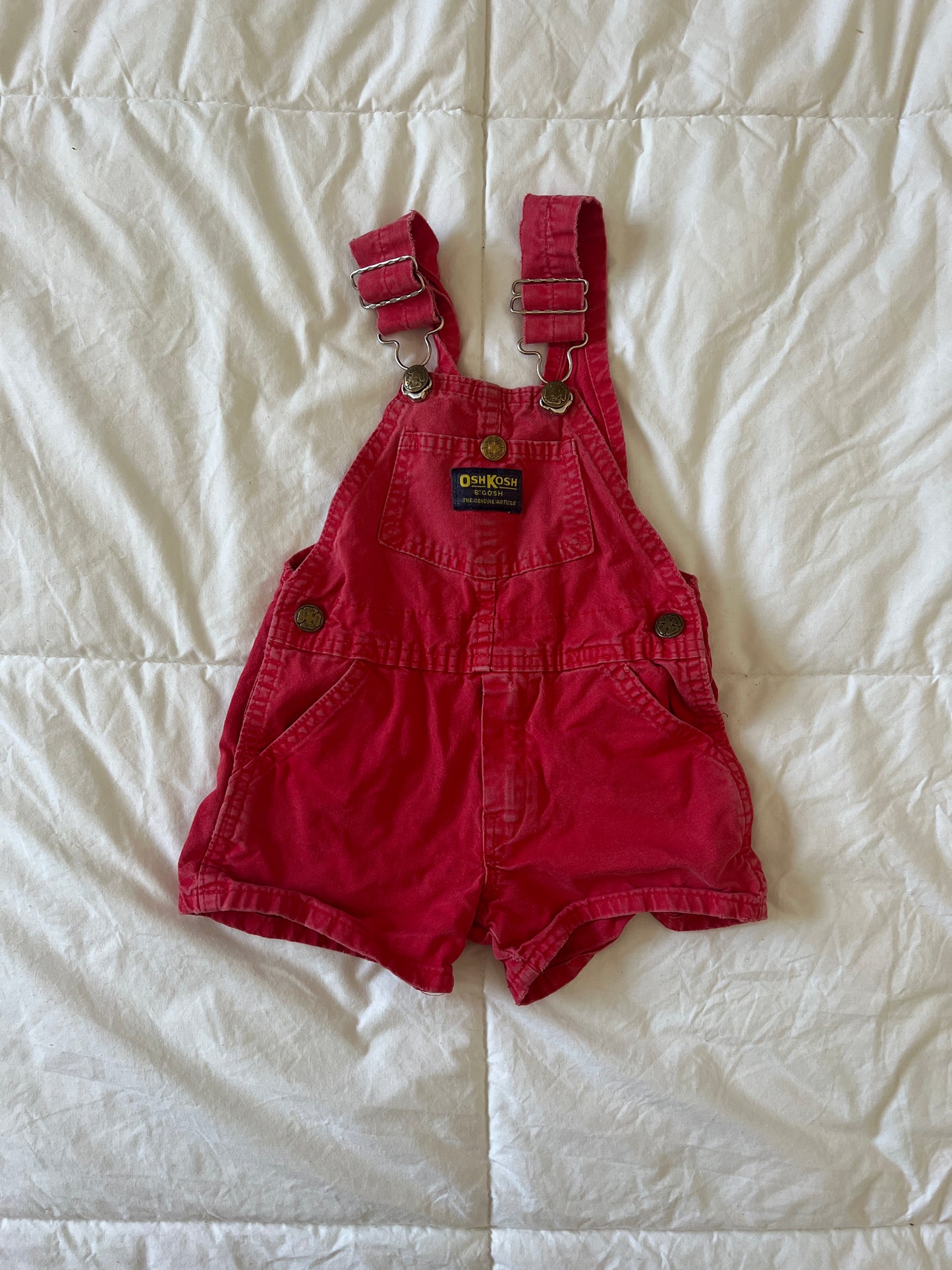 Red Oshkosh Overalls (2T)