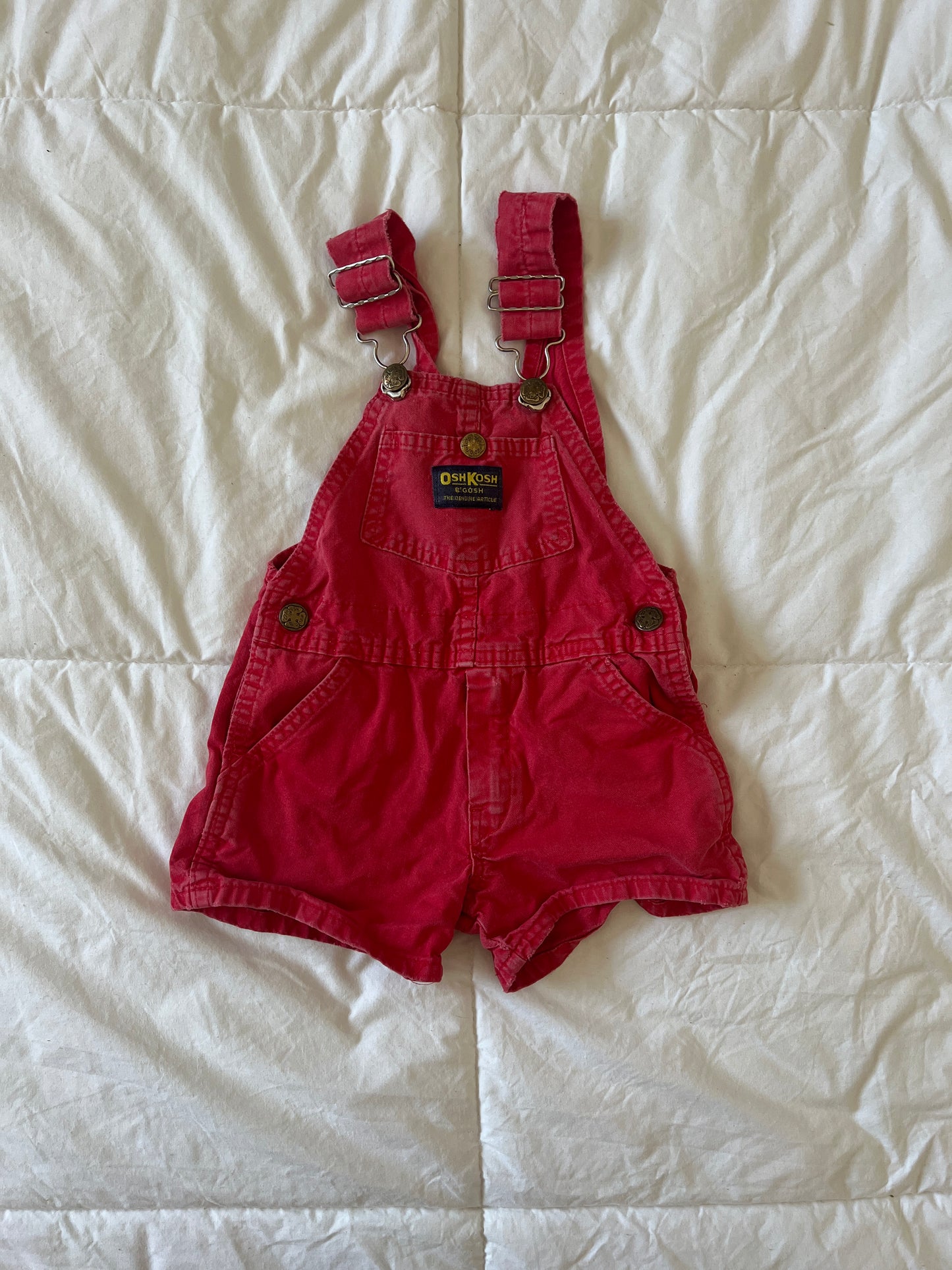 Red Oshkosh Overalls (2T)