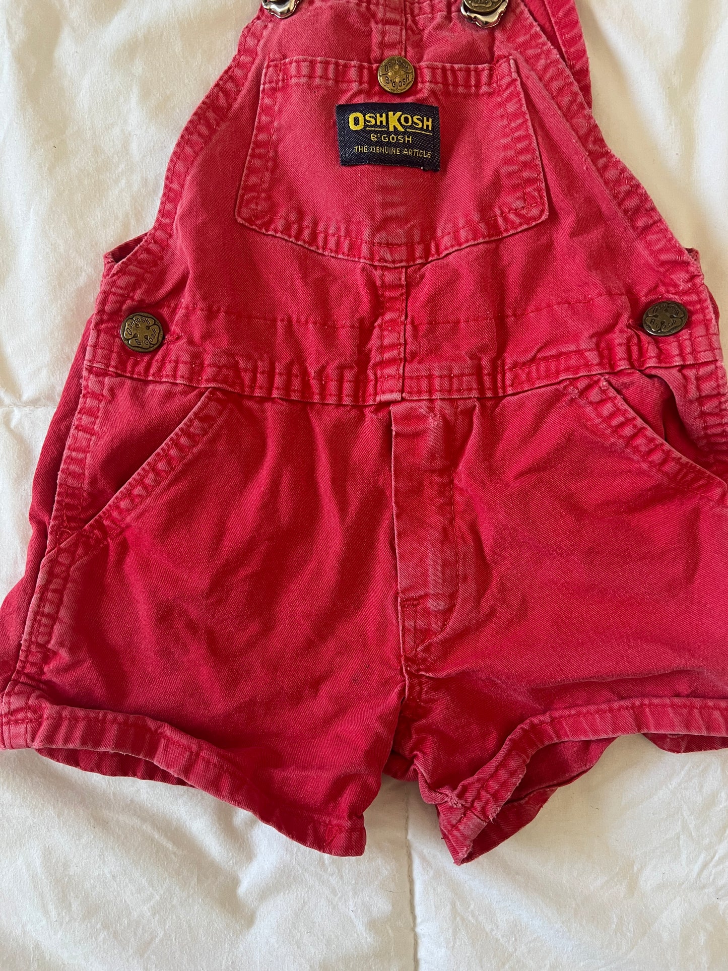 Red Oshkosh Overalls (2T)