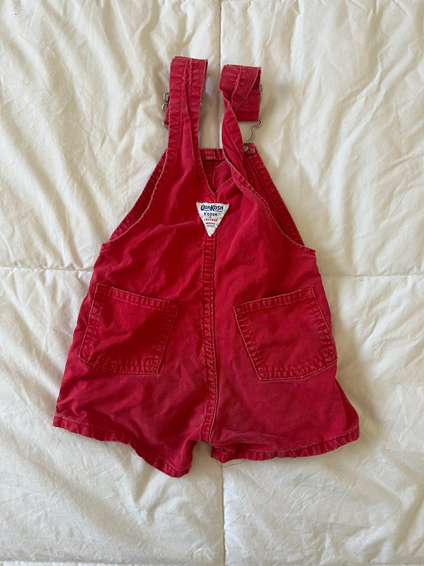Red Oshkosh Overalls (2T)