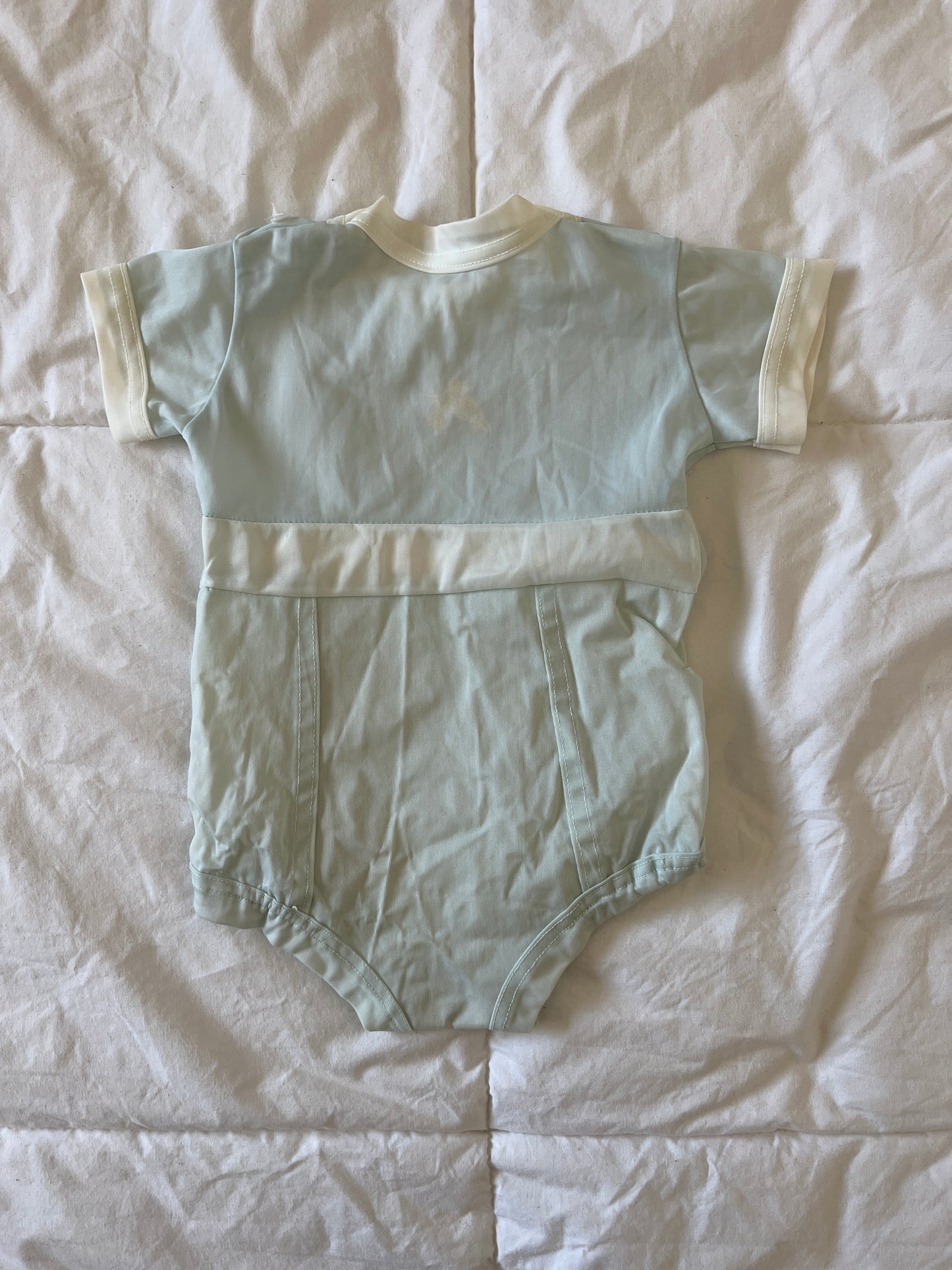 Vintage Baby Blue Onesie (0-6 mo)