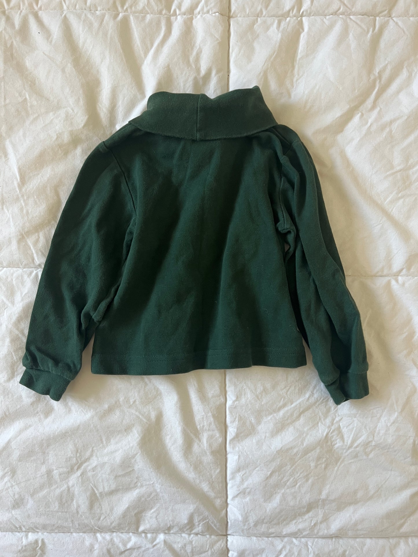 Green Vintage Turtle Neck 100% Cotton (4T)