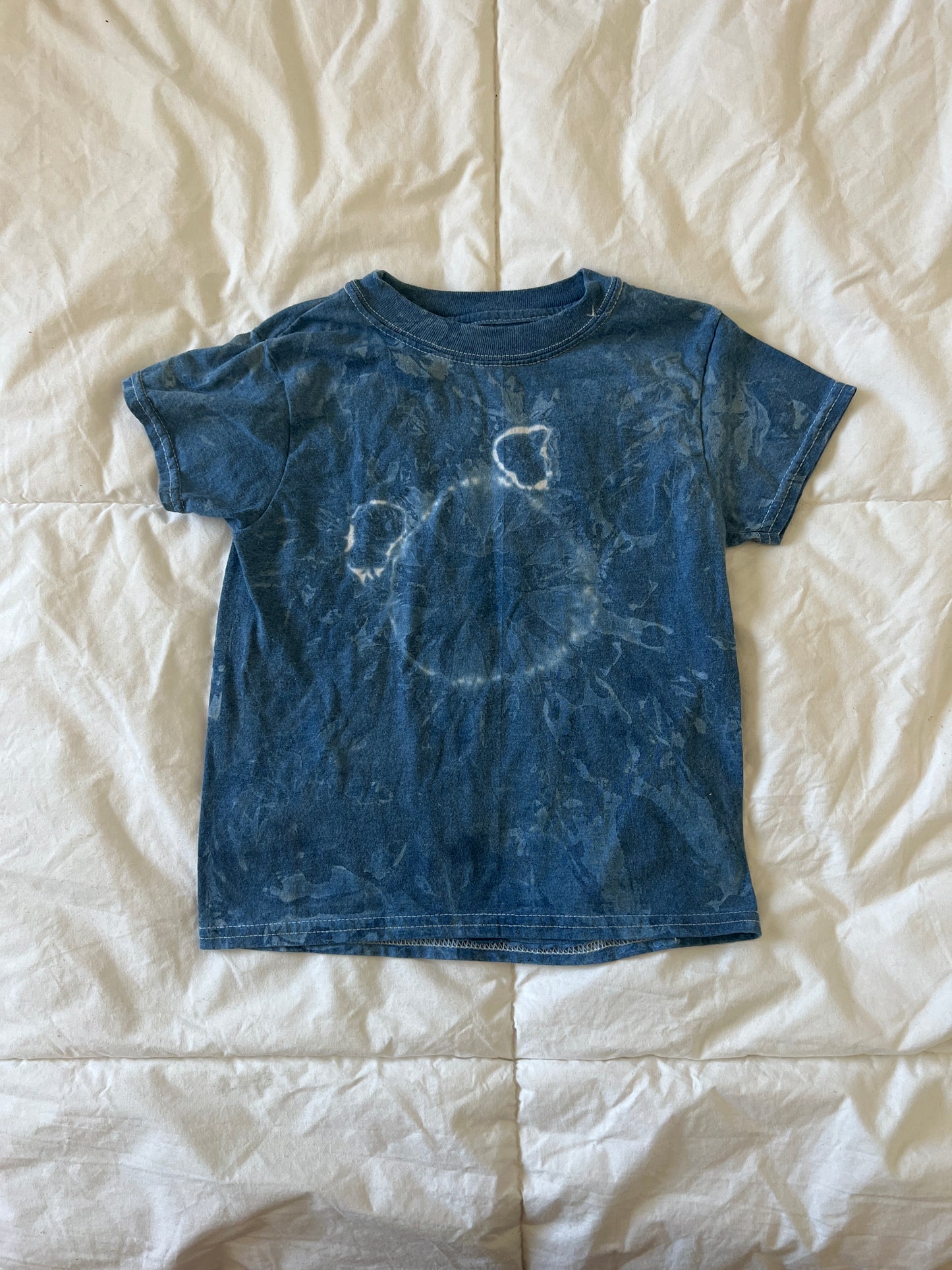 Blue Tie Dye Bear Tee (2T)