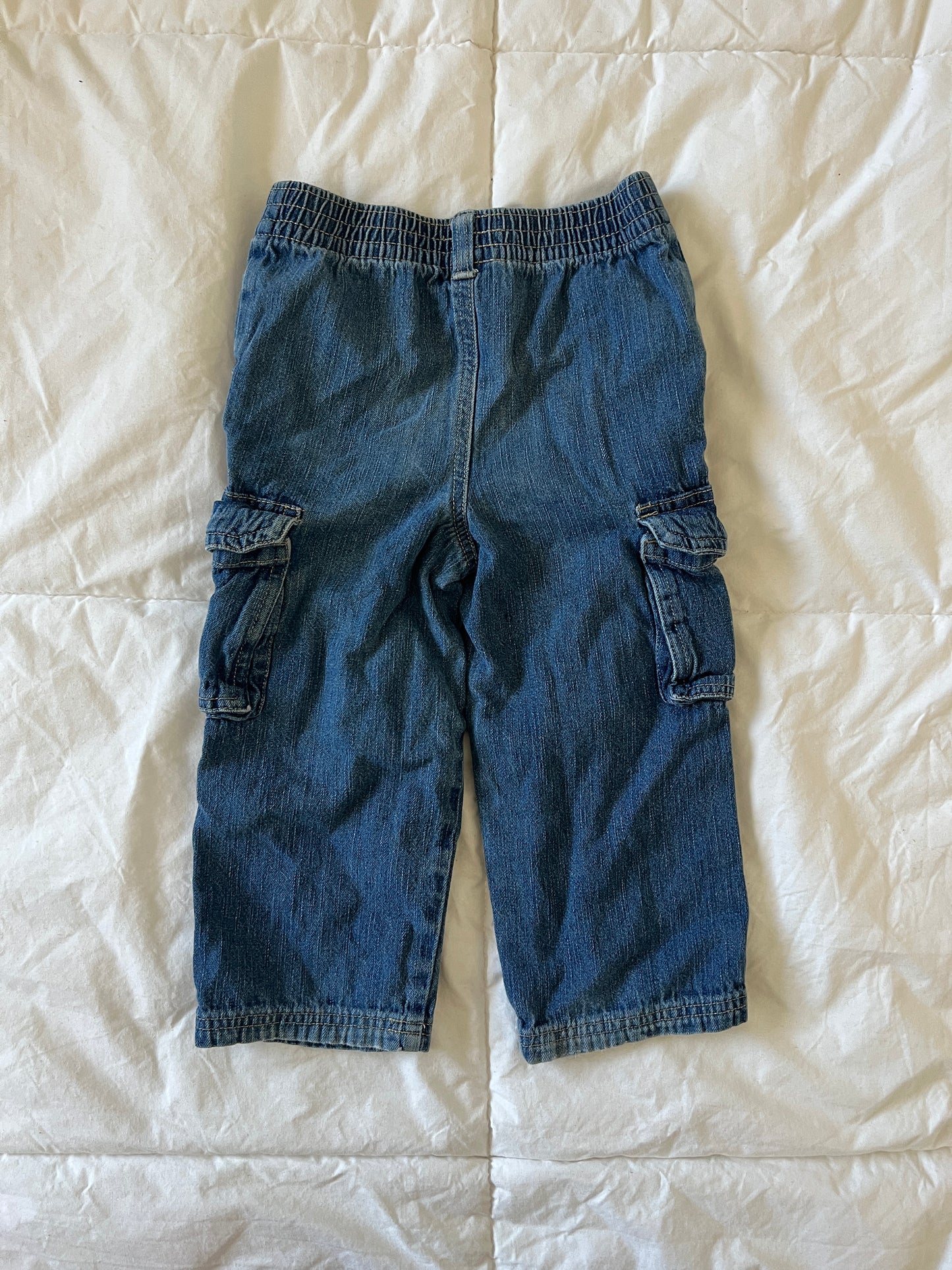 Denim Cargo Jeans (3T)