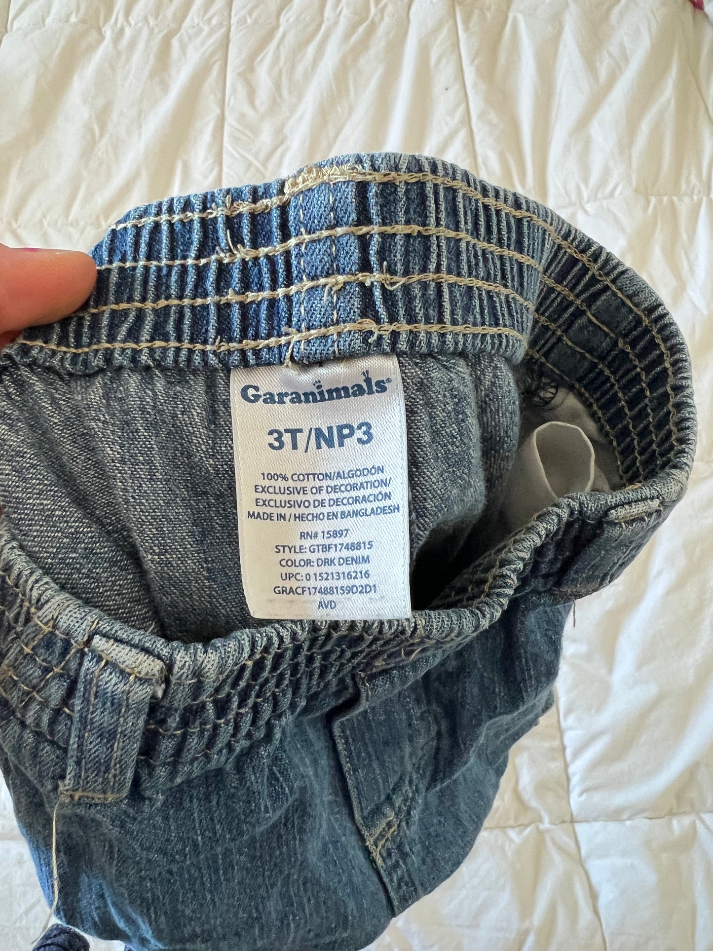 Denim Cargo Jeans (3T)