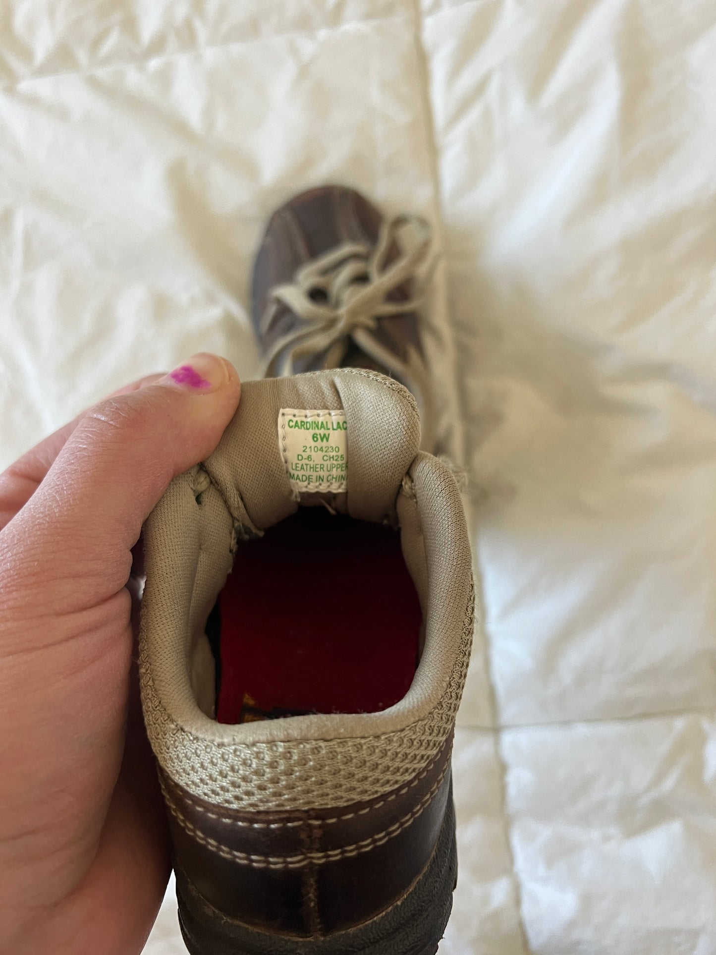 Brown Baby/Toddler Sneakers (size 6)
