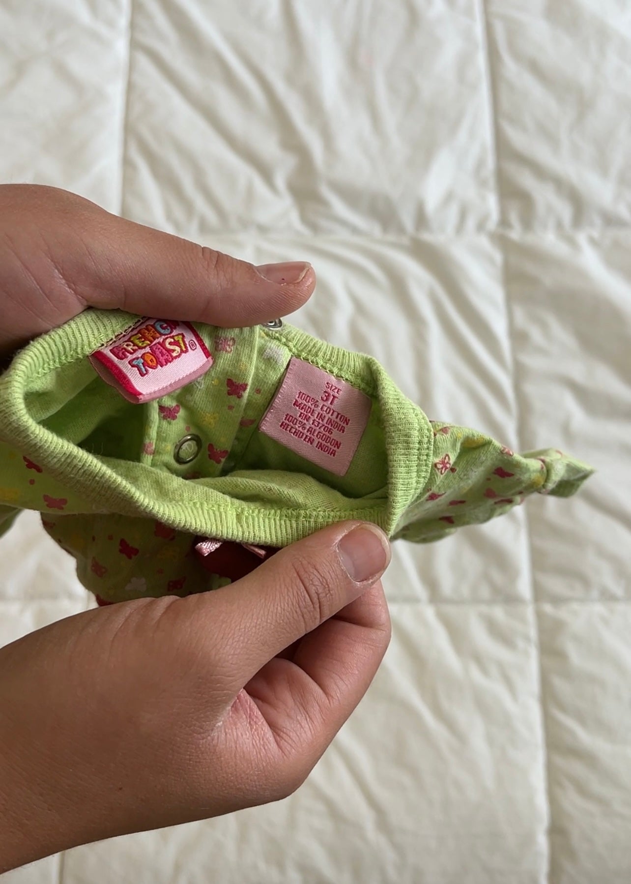 Green Y2k Butterfly Shirt (3T)