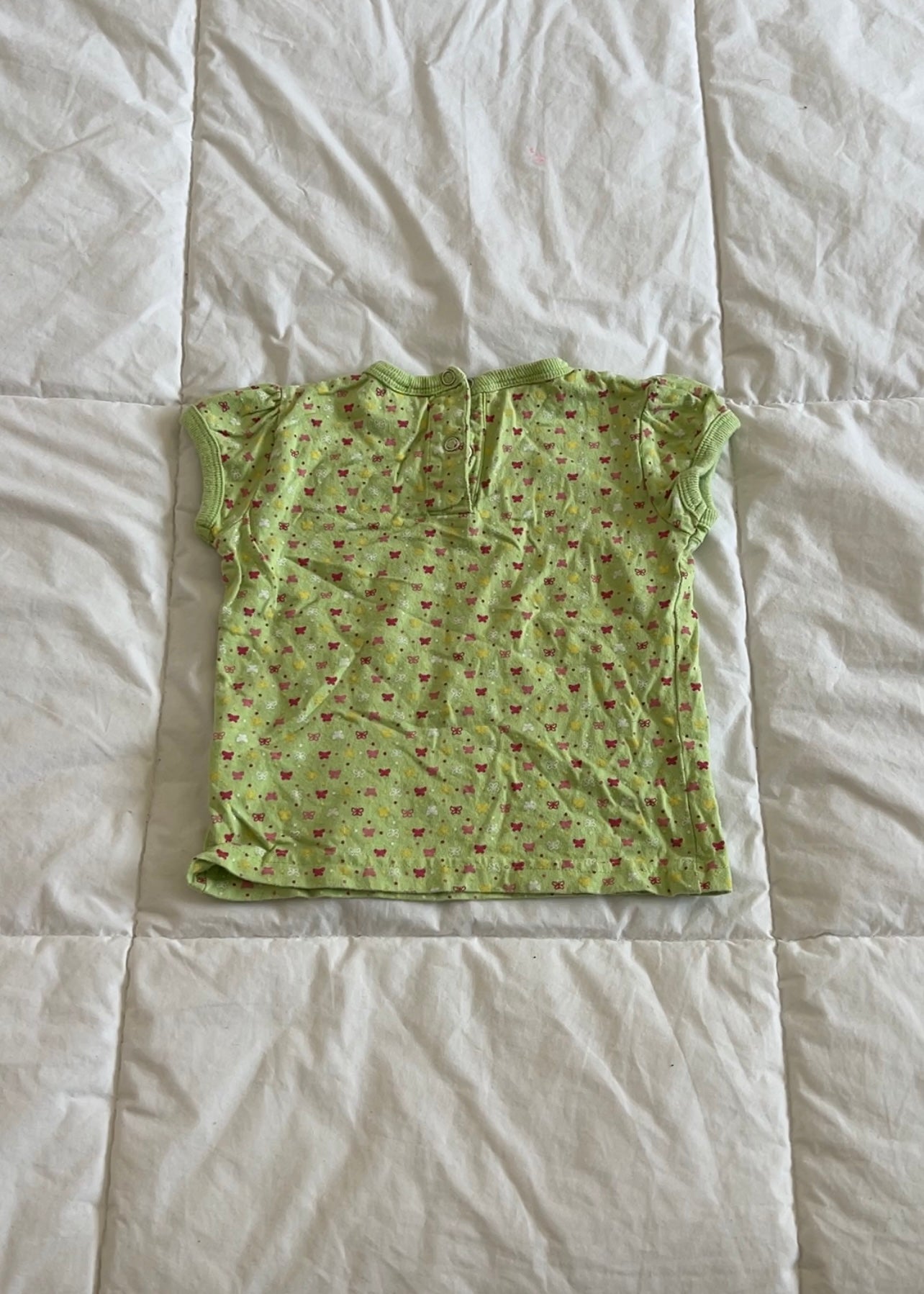 Green Y2k Butterfly Shirt (3T)