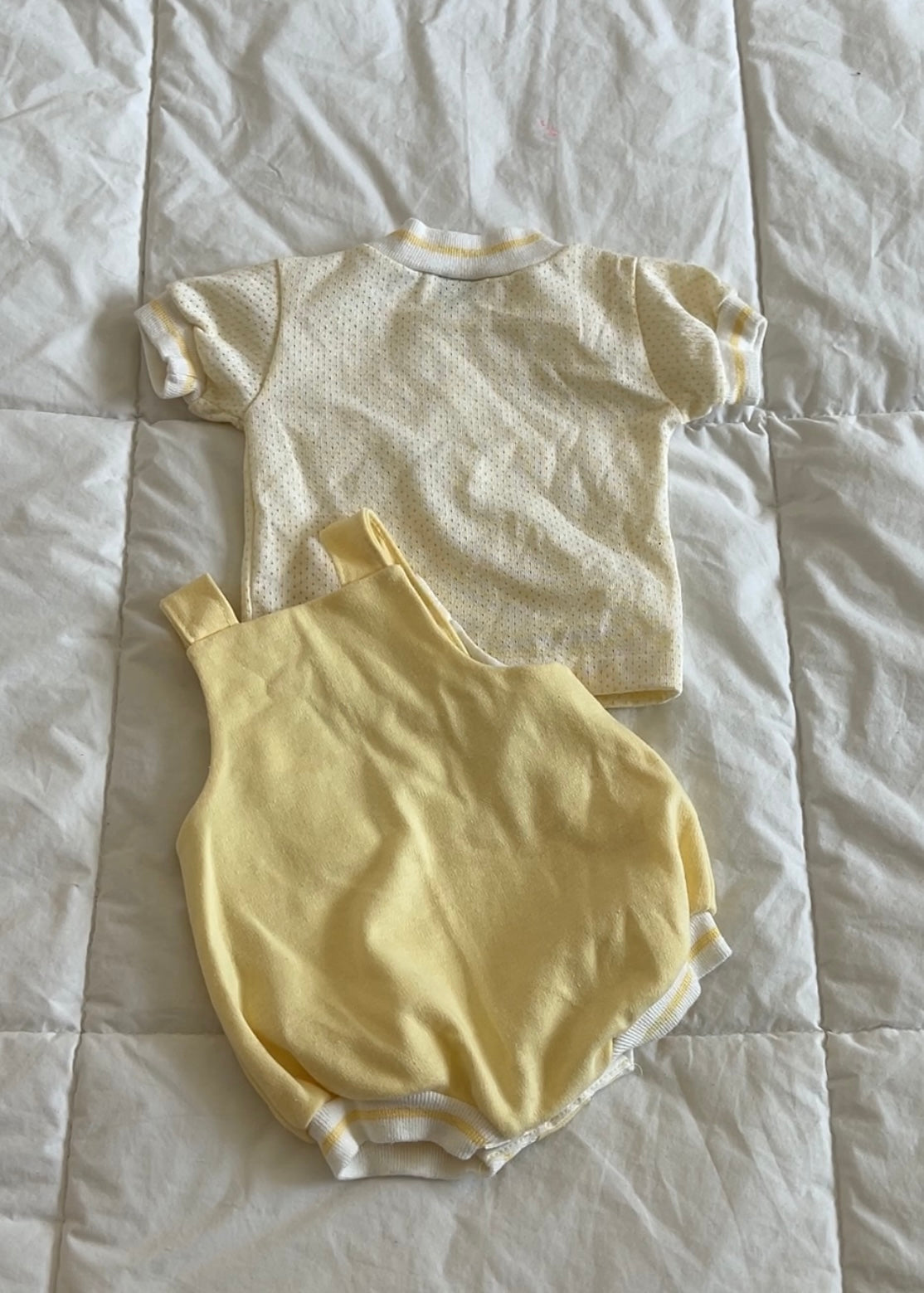 Vintage Yellow Bunny Set (Newborn)