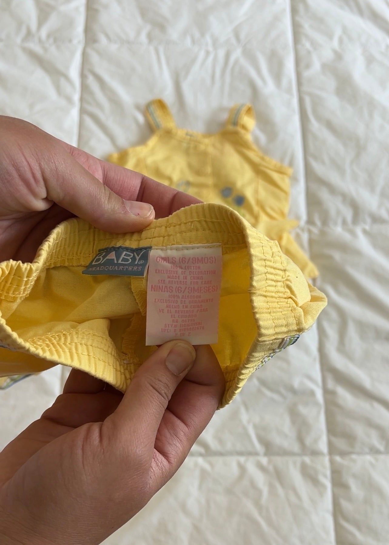 Yellow Flower Set (6/9 mo)