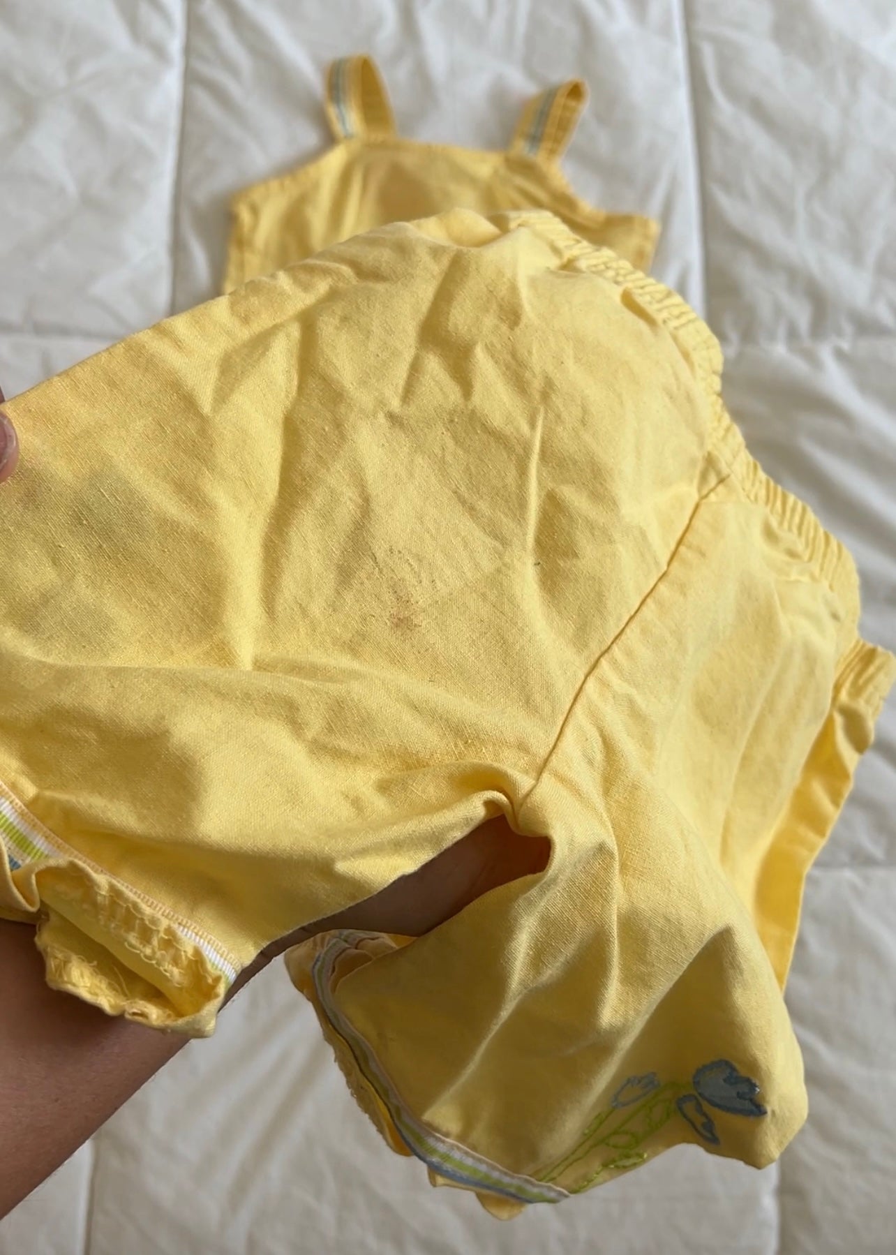 Yellow Flower Set (6/9 mo)