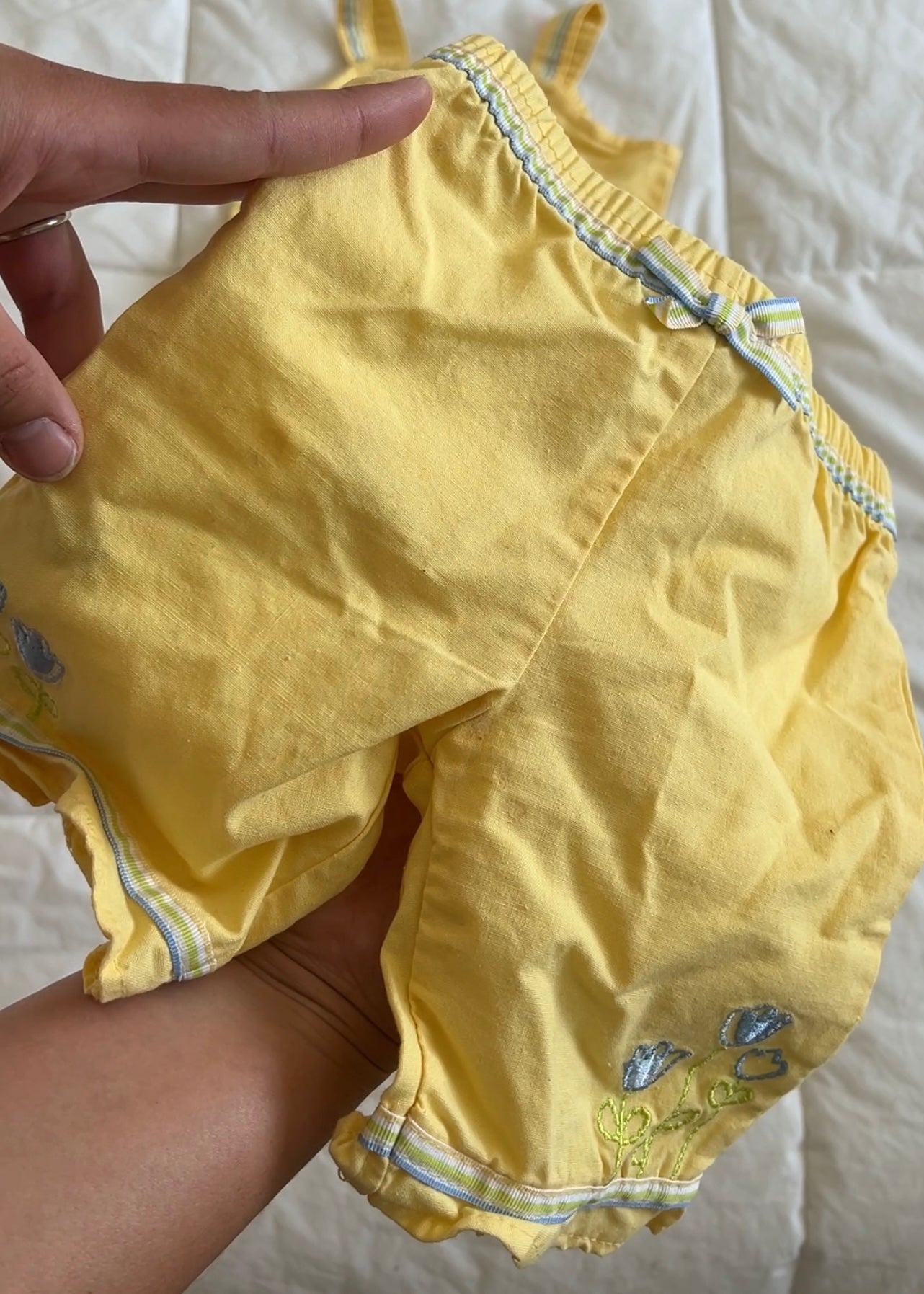 Yellow Flower Set (6/9 mo)