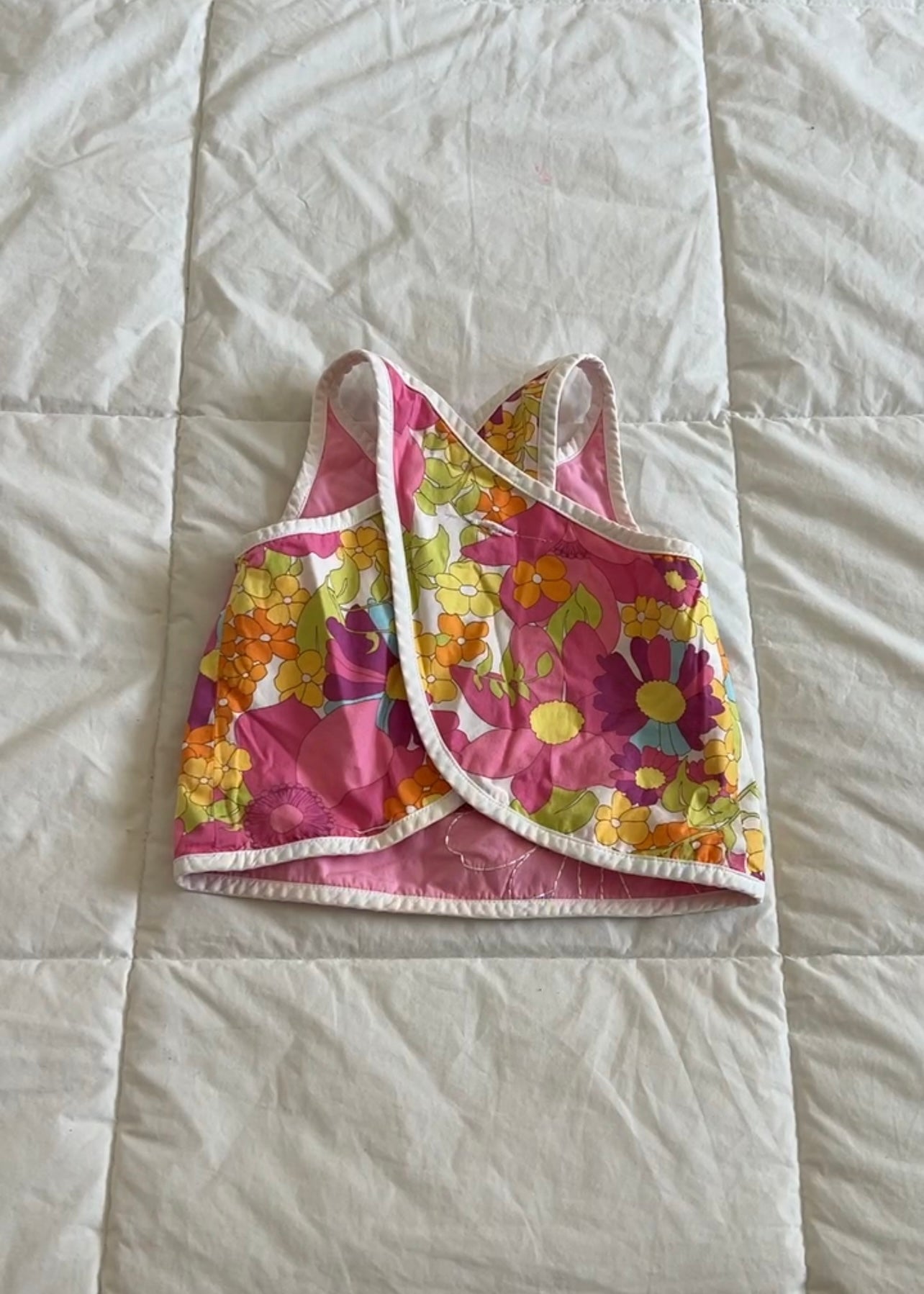 1970s Floral Reversible Top (2-4T)