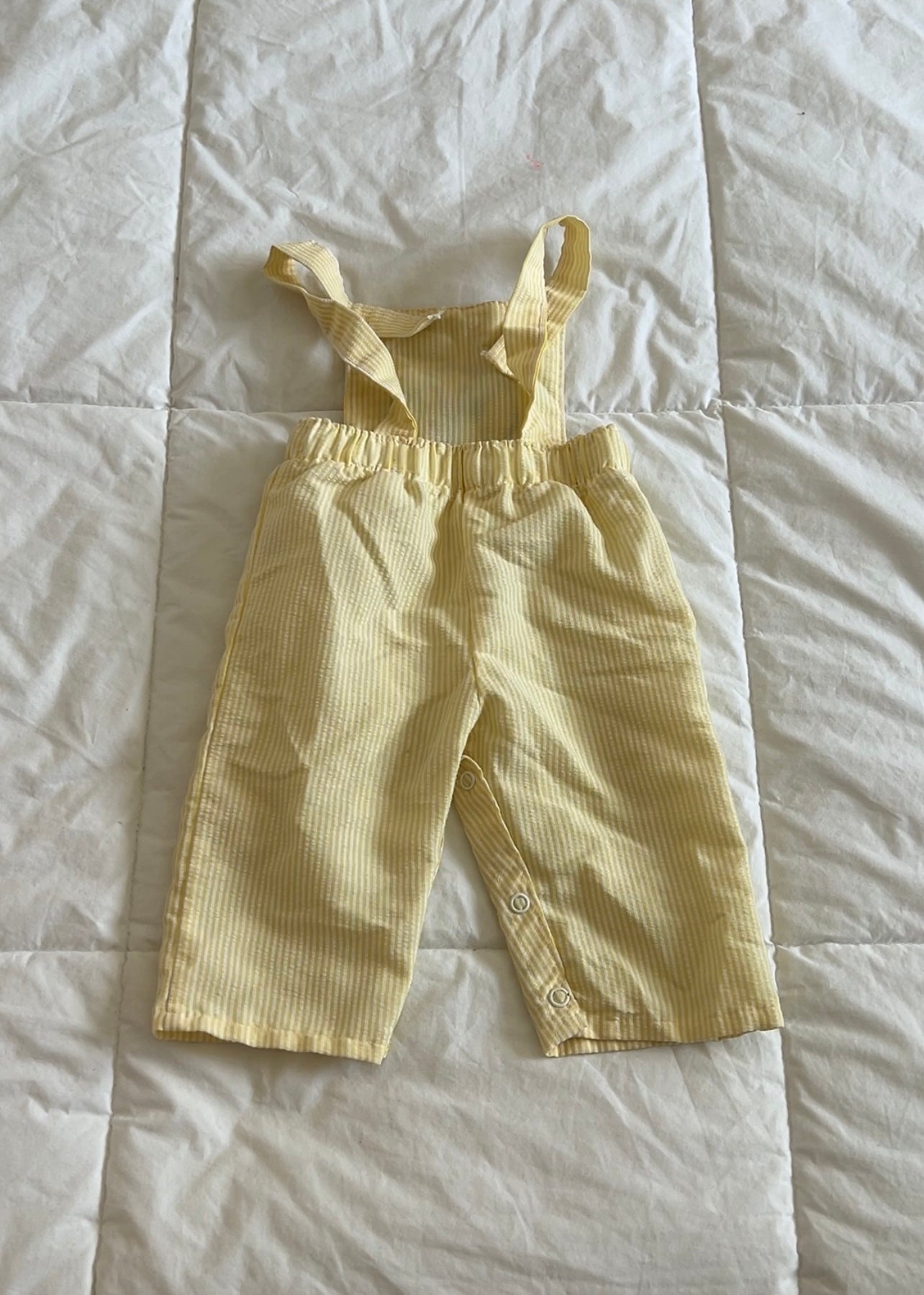 Vintage Yellow Chick Overalls (3-6mo)