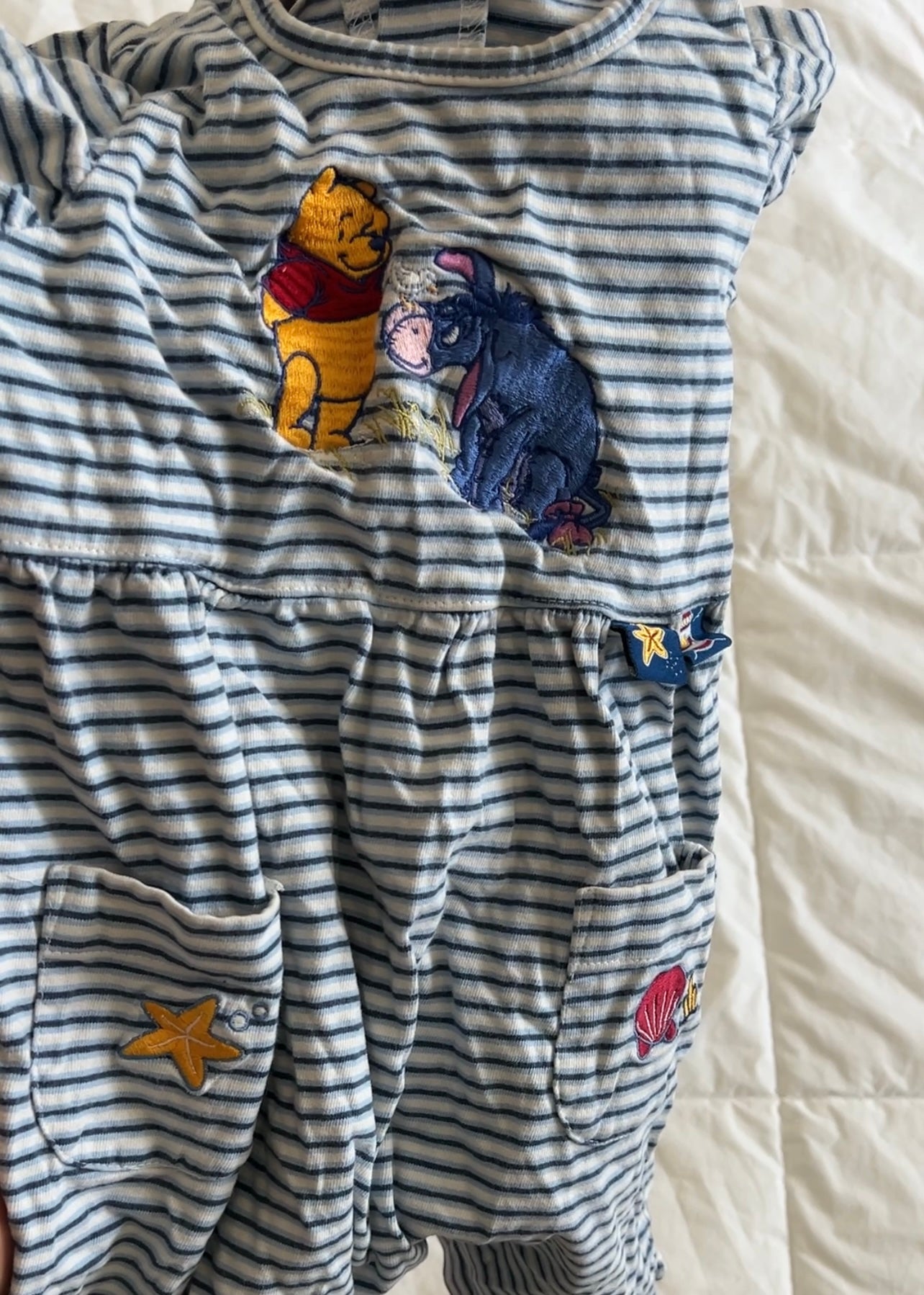 Winnie The Pooh Striped Dress (4/5T)