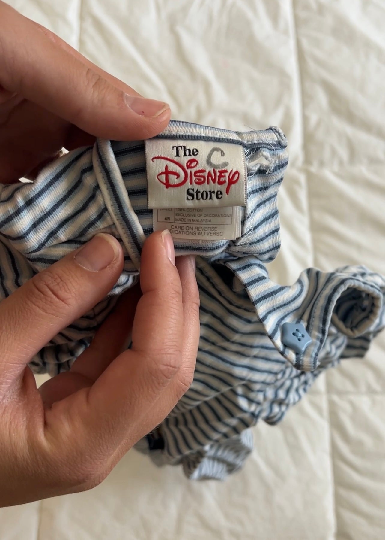 Winnie The Pooh Striped Dress (4/5T)