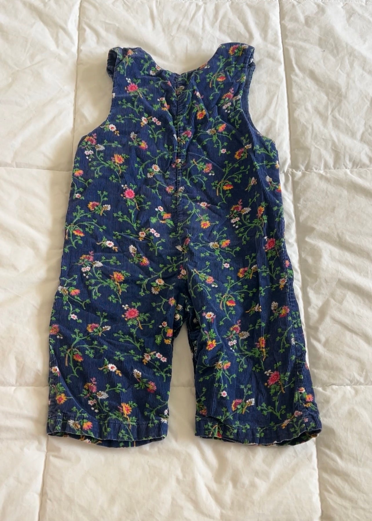 Blue Corduroy Overalls (1T)