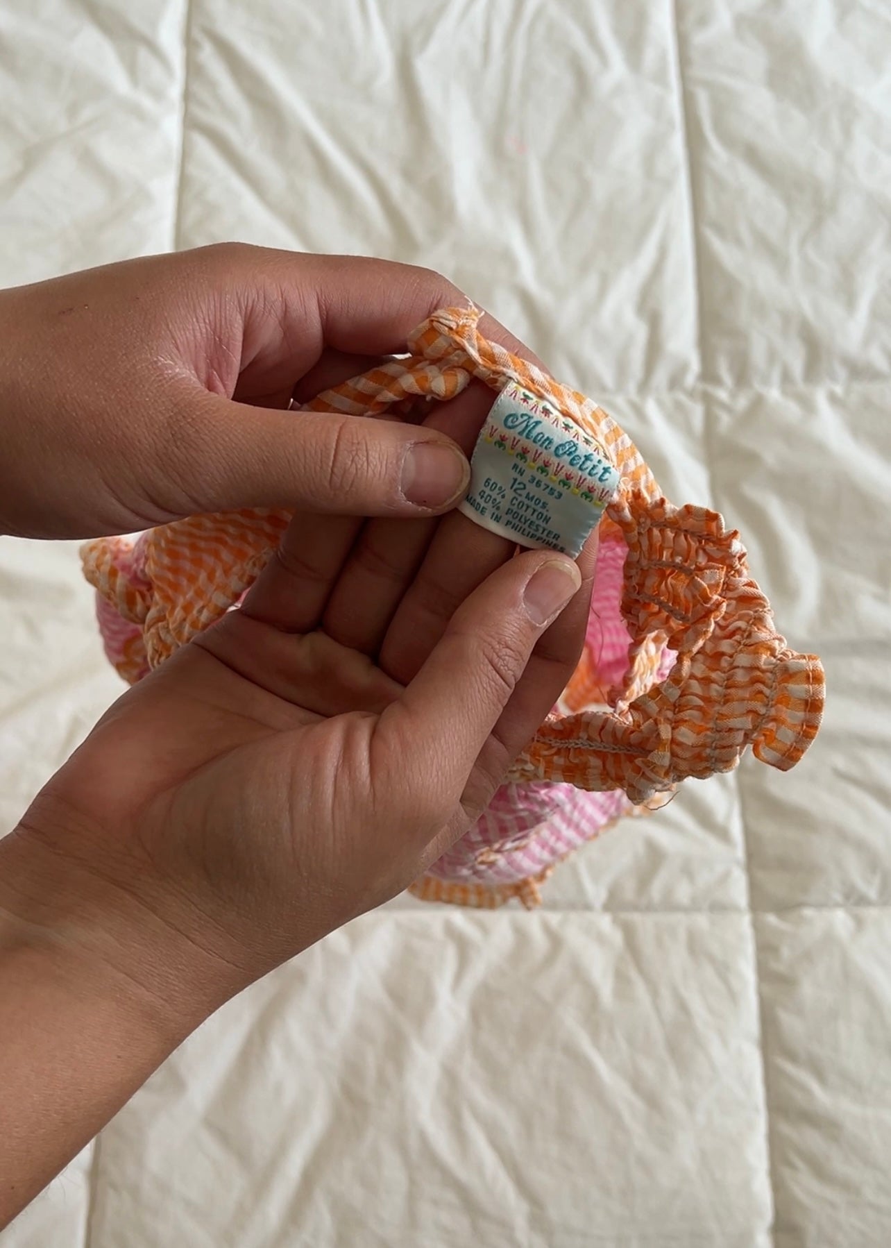 Pink & Orange Butterfly Dress (1T)
