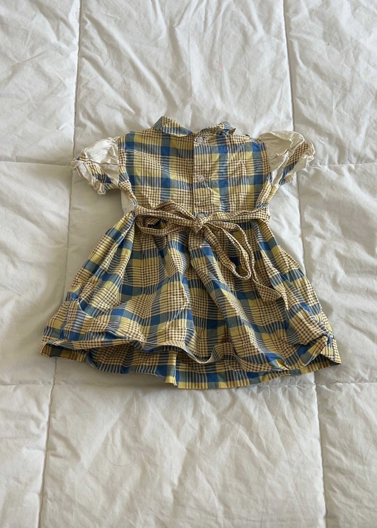 Vintage Plaid Dress (6-12mo)