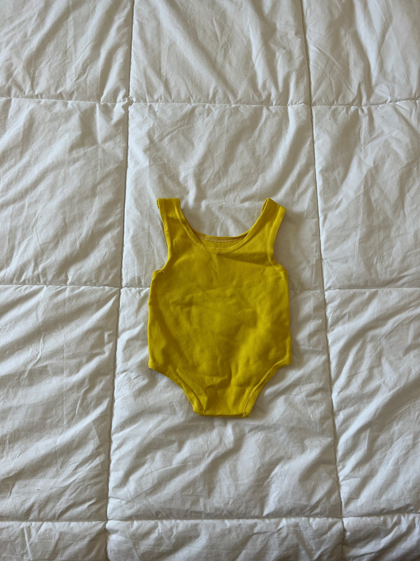 Yellow Vintage Miss America Swim Suit (6-12 mo)