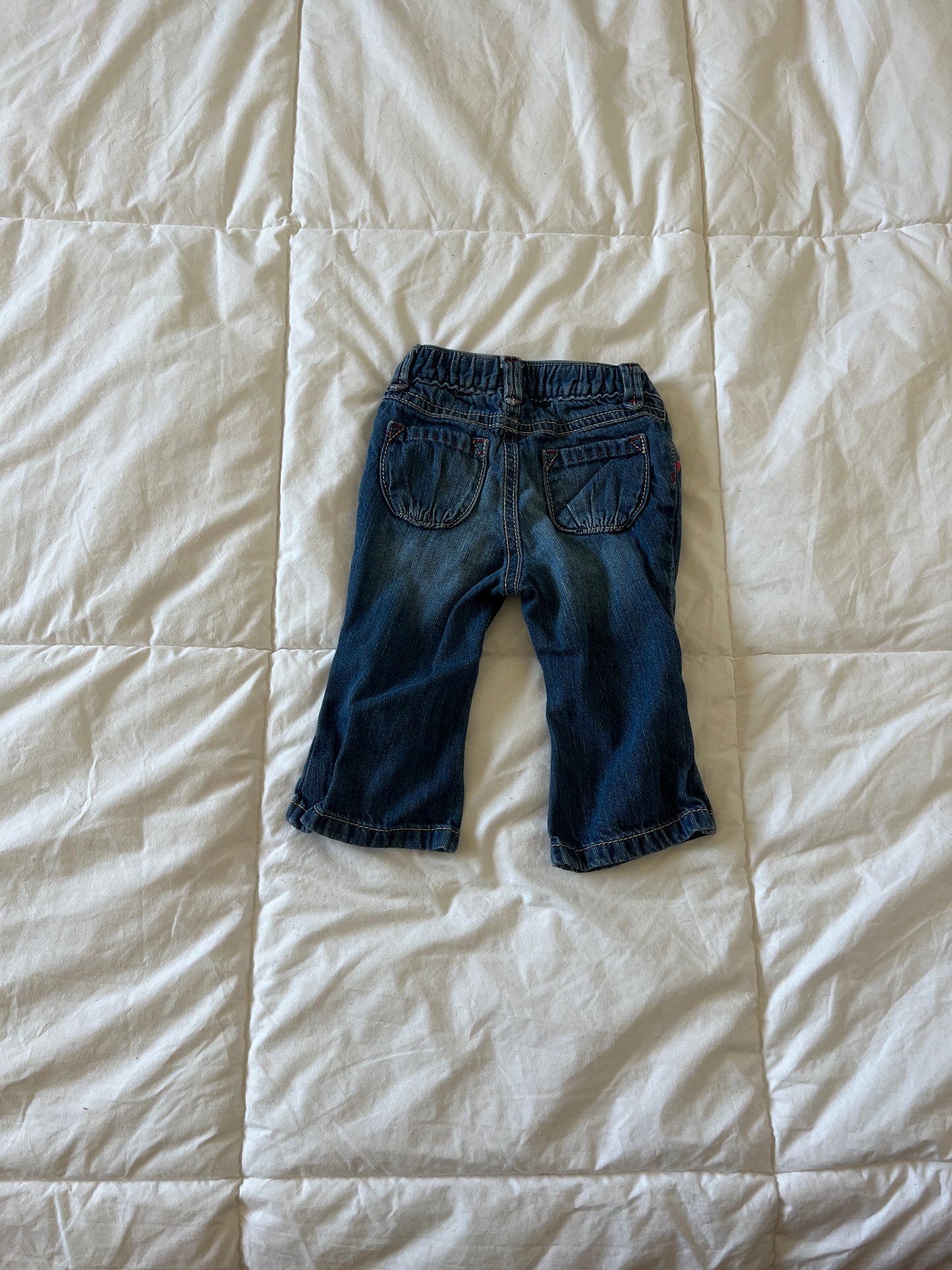 Denim Cherry Pants (6-12 mo)