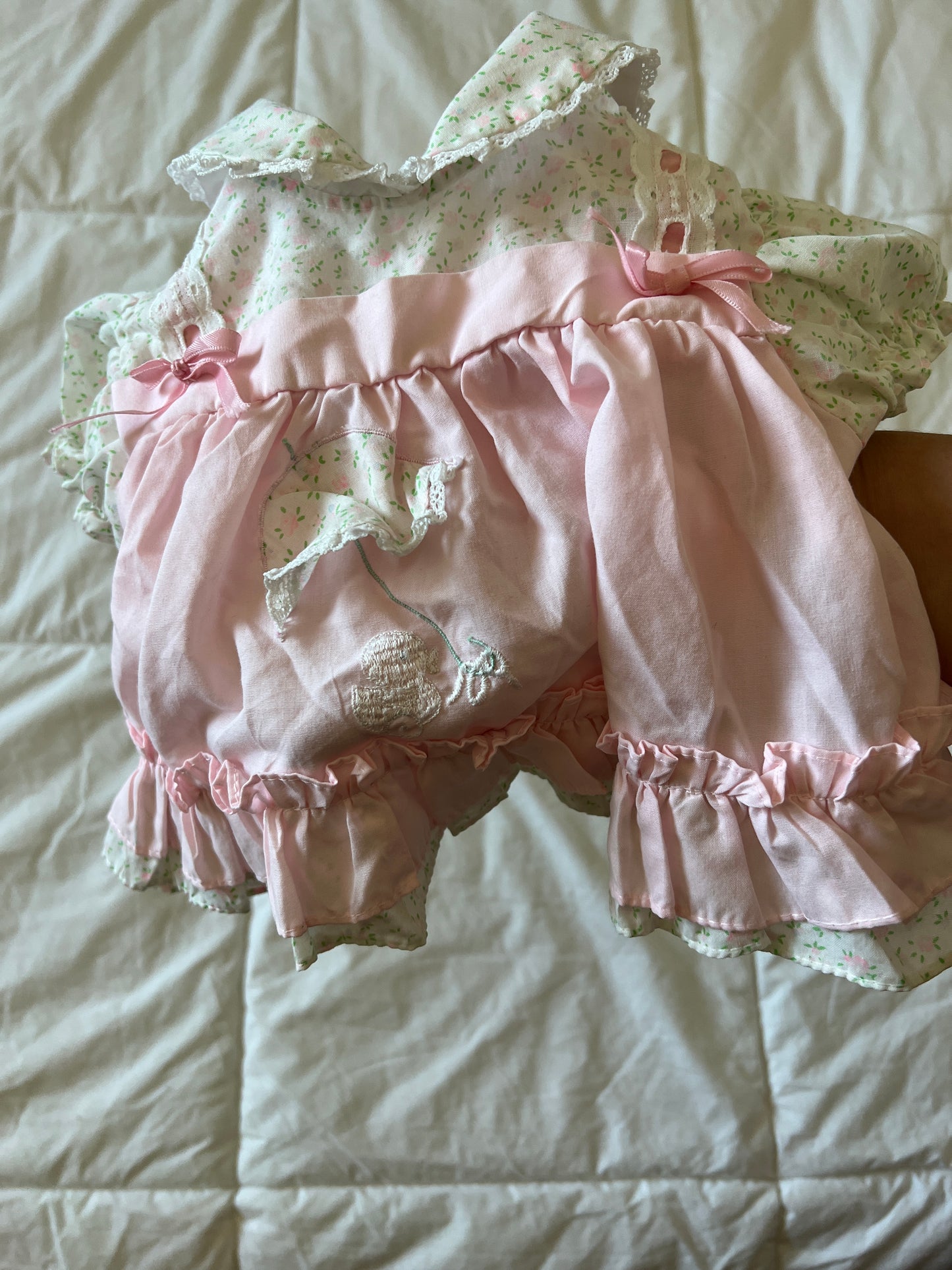Vintage Duck Umbrella Babydoll Top/Dress (6-12 mo)