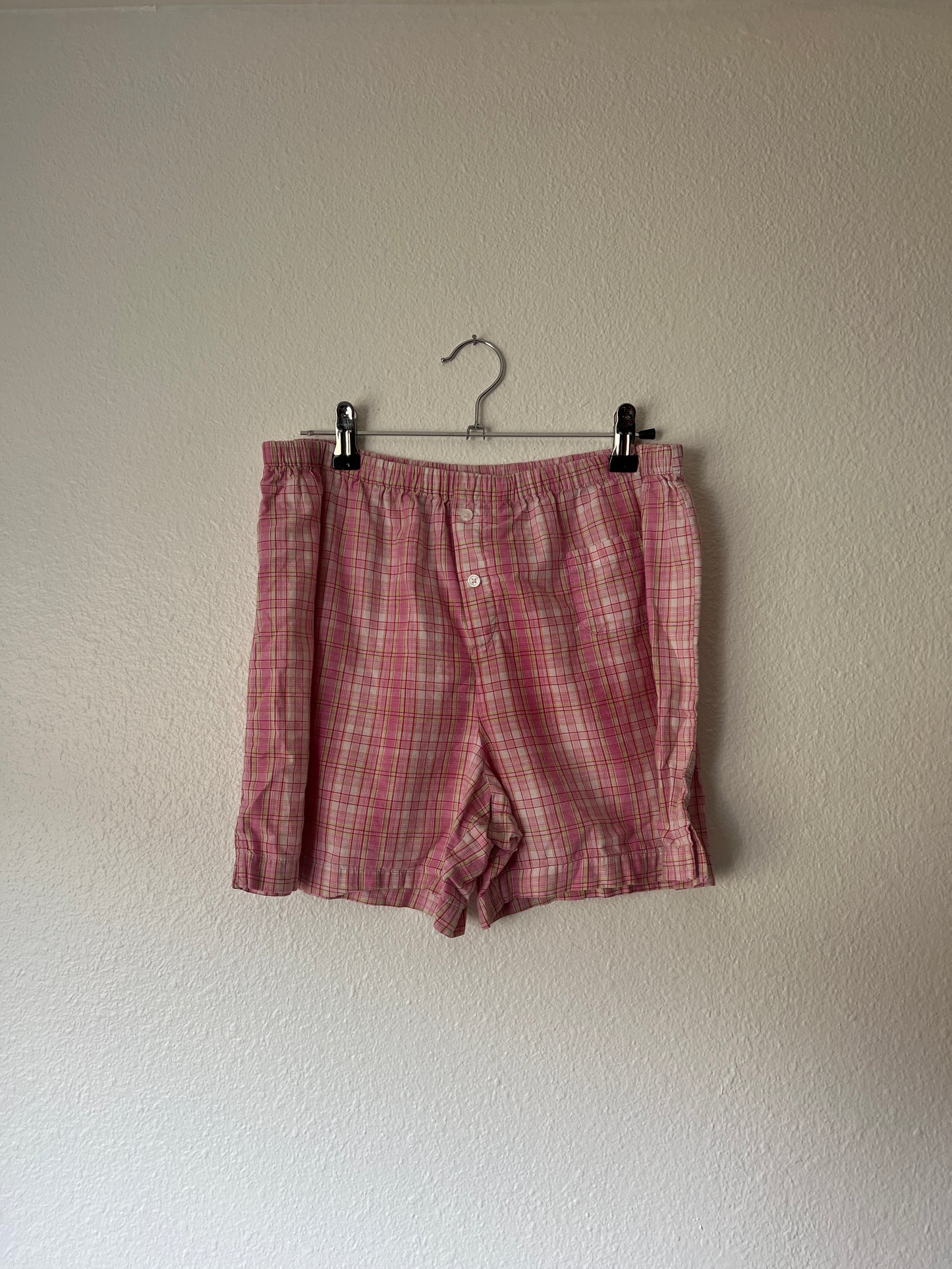 Y2k Pink Boxer Shorts (s/m)