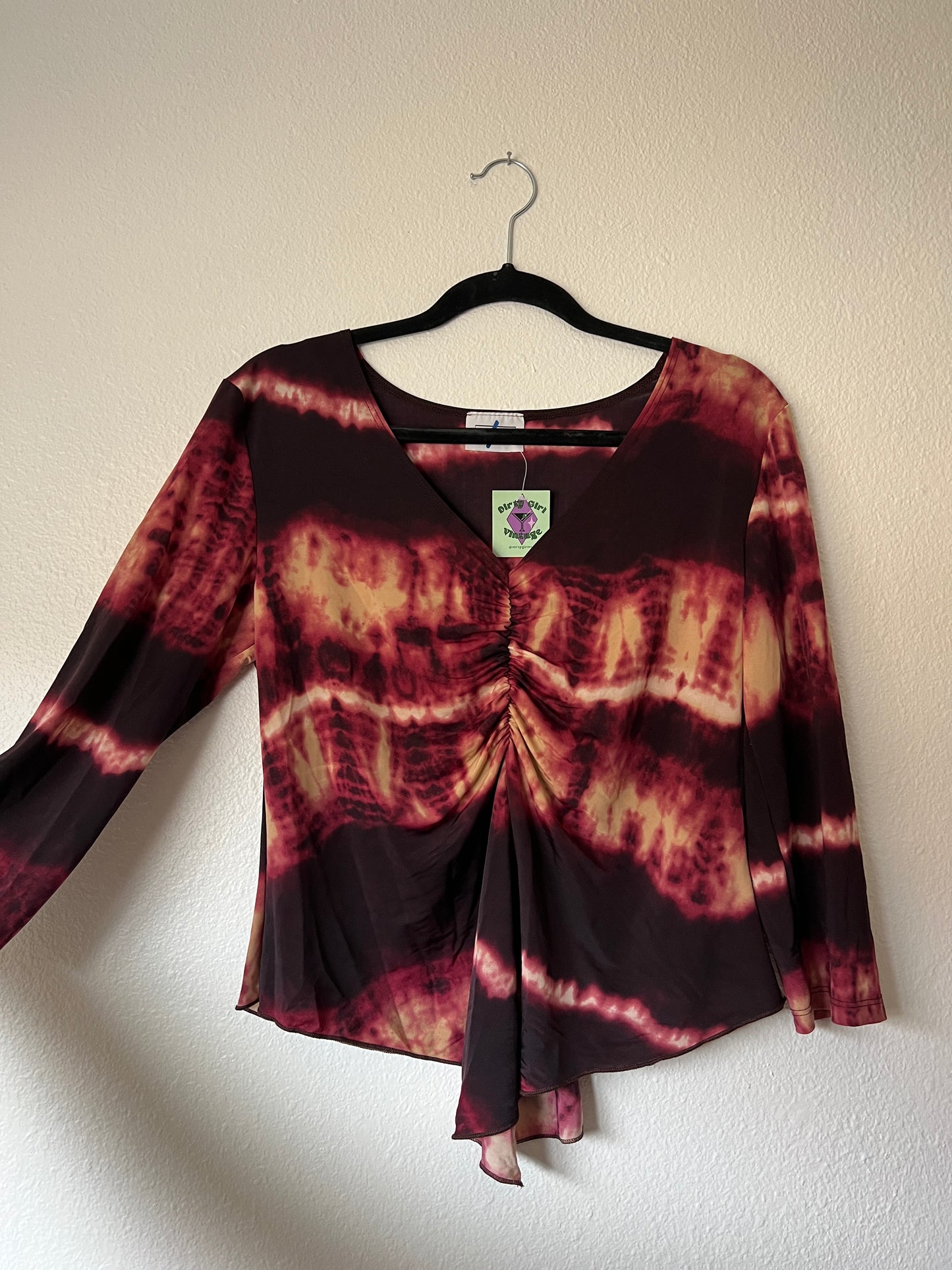 Y2k Lava Print Top (m)