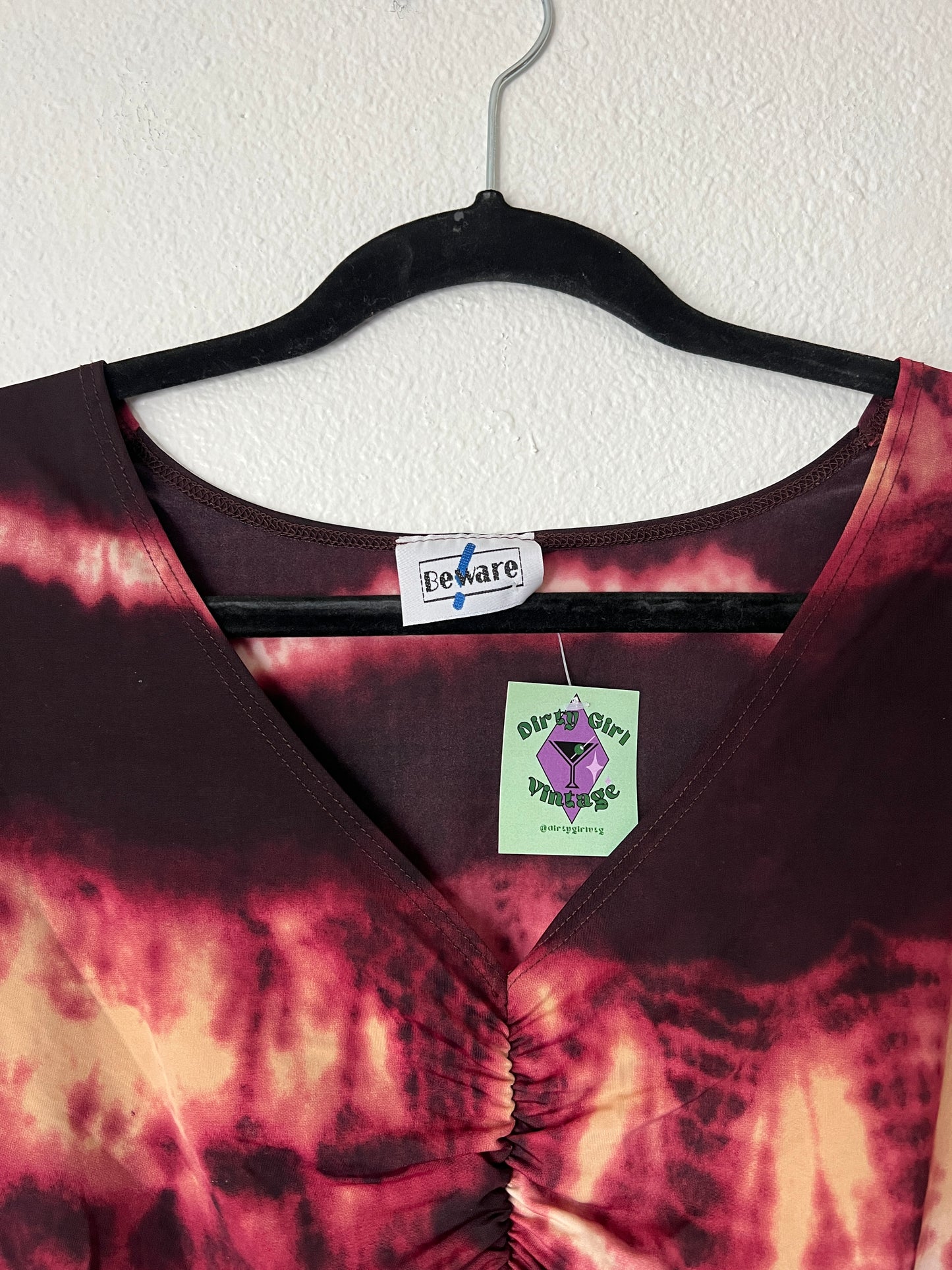 Y2k Lava Print Top (m)