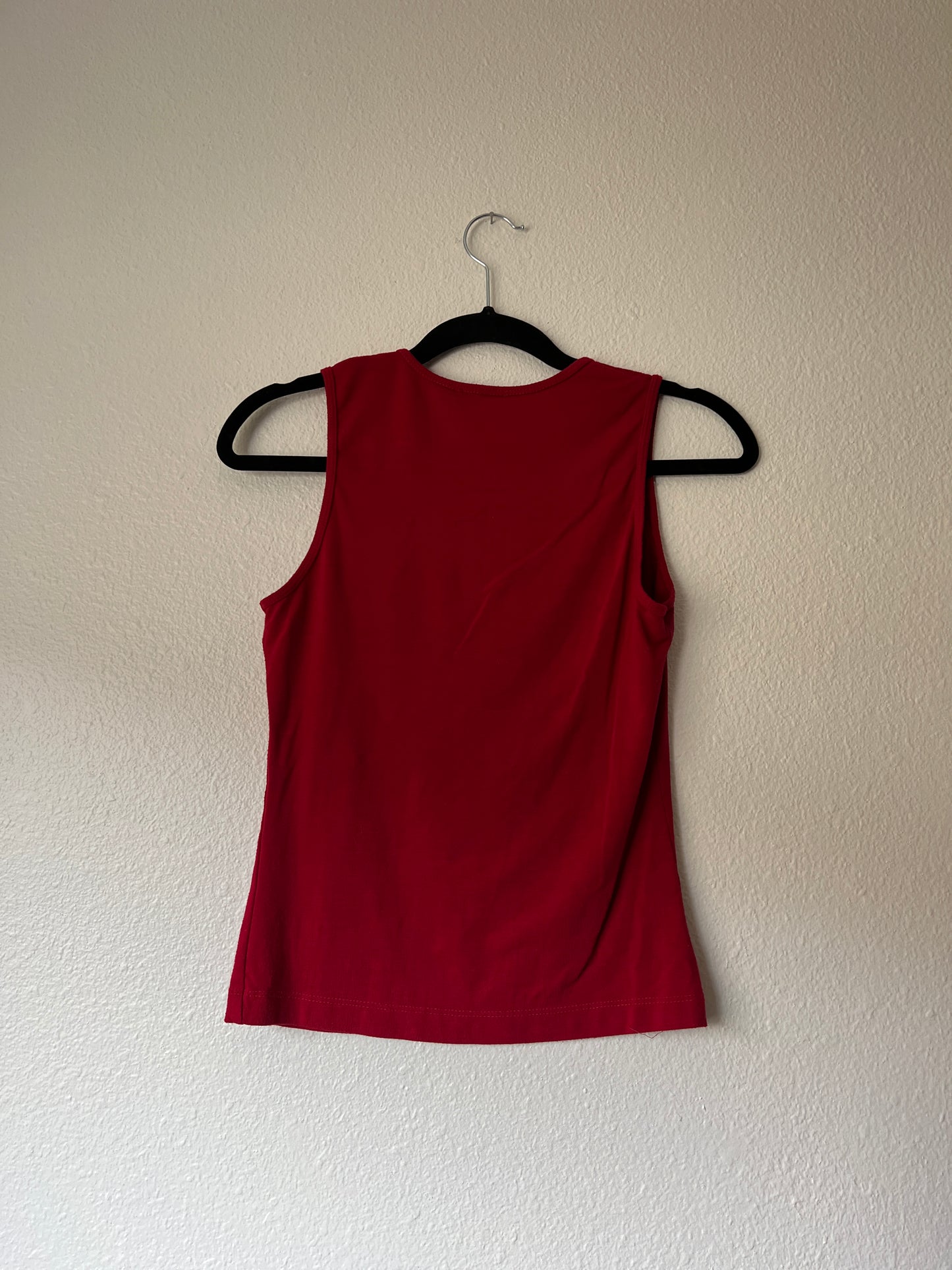 Y2k Red Graphic Tank (s/m)