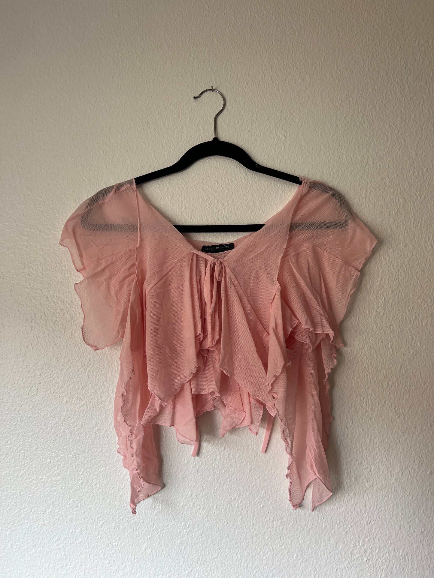 Y2k Pink Jellyfish Top (s/m)