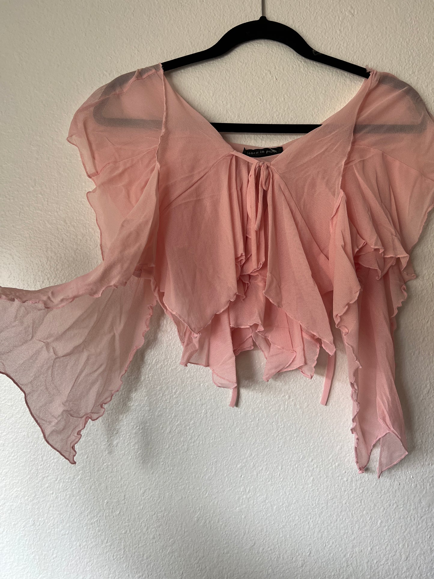 Y2k Pink Jellyfish Top (s/m)