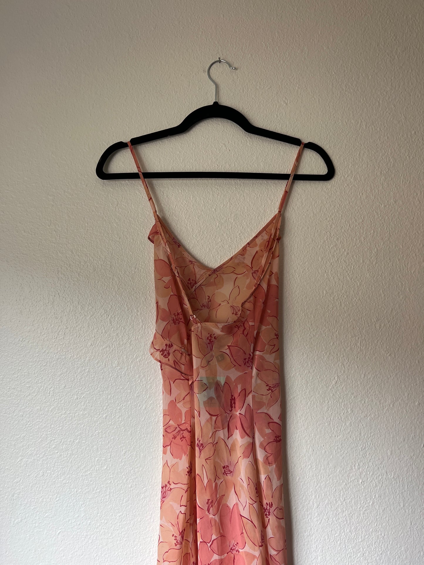 Y2k Sheer Maxi Dress (s/m)