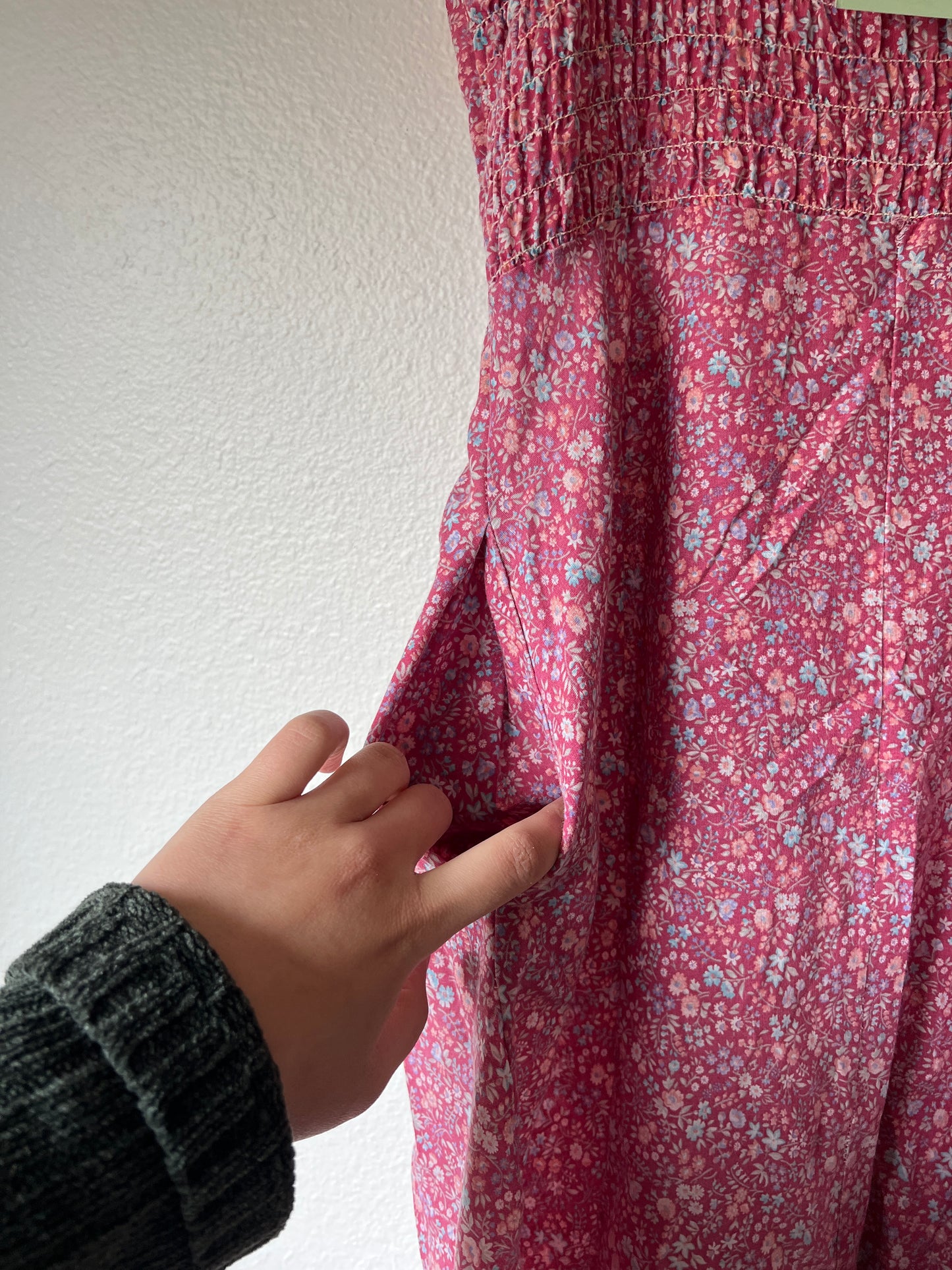 1970s Handmade Milkmaid Style Dress (S/M)
