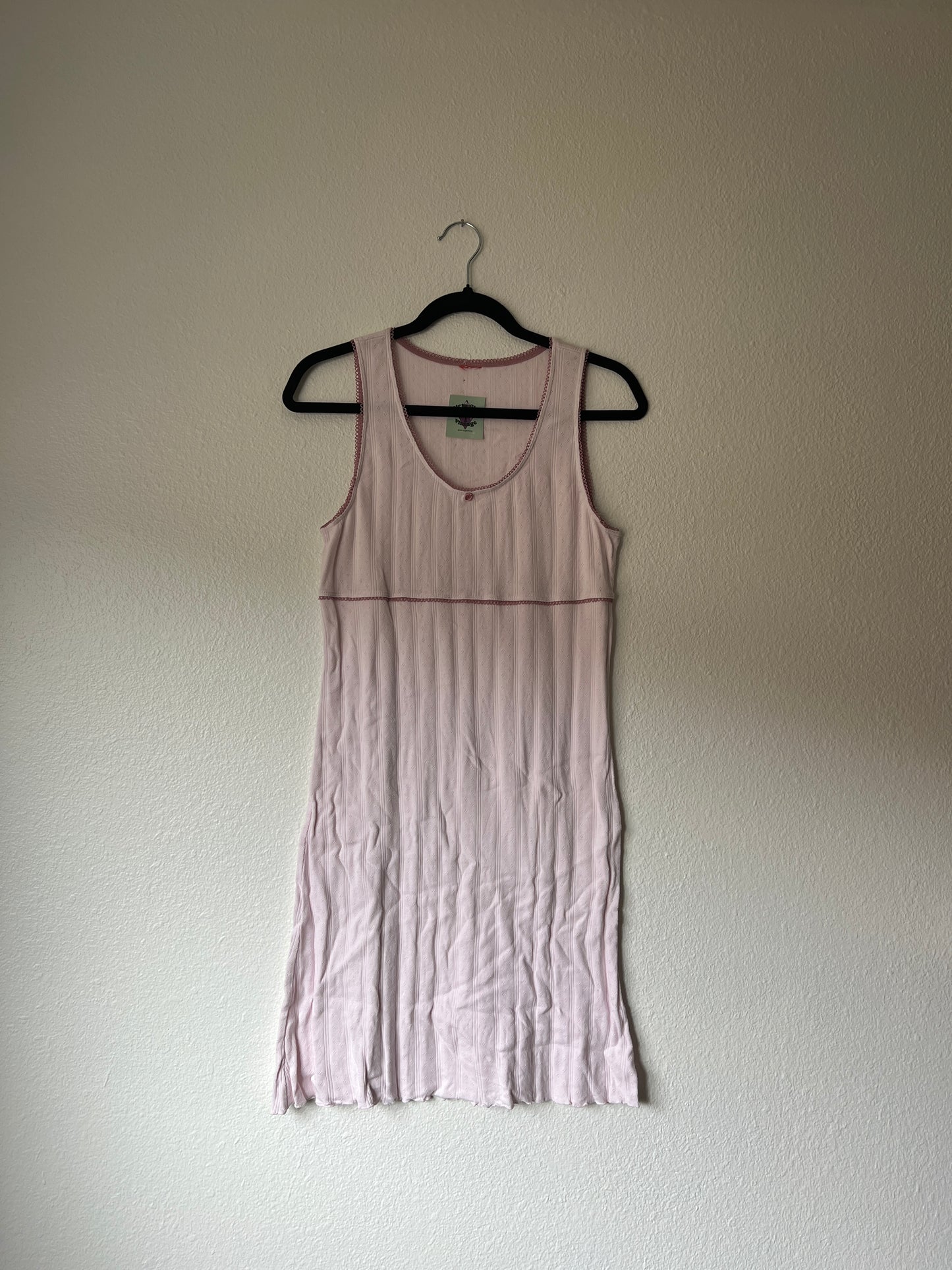 Pink Pointelle Dress (xs/s)